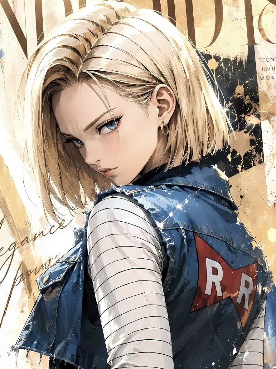 【Pre-sale】Decorative Painting of Android 18-Dragon Ball-XingKong Studio