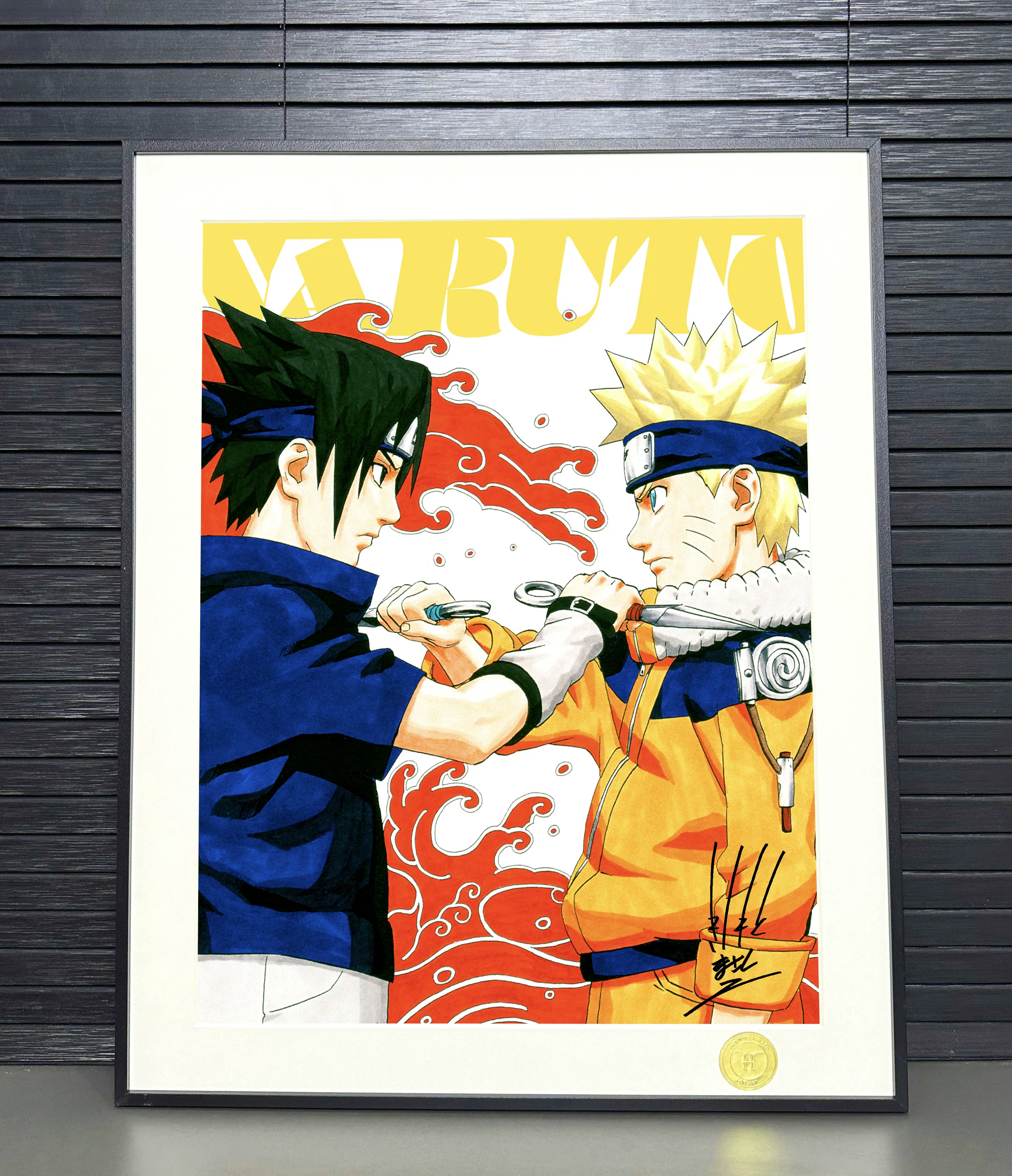 【Pre-sale】Decorative Painting of Child Sasuke and Naruto-H2 Studio