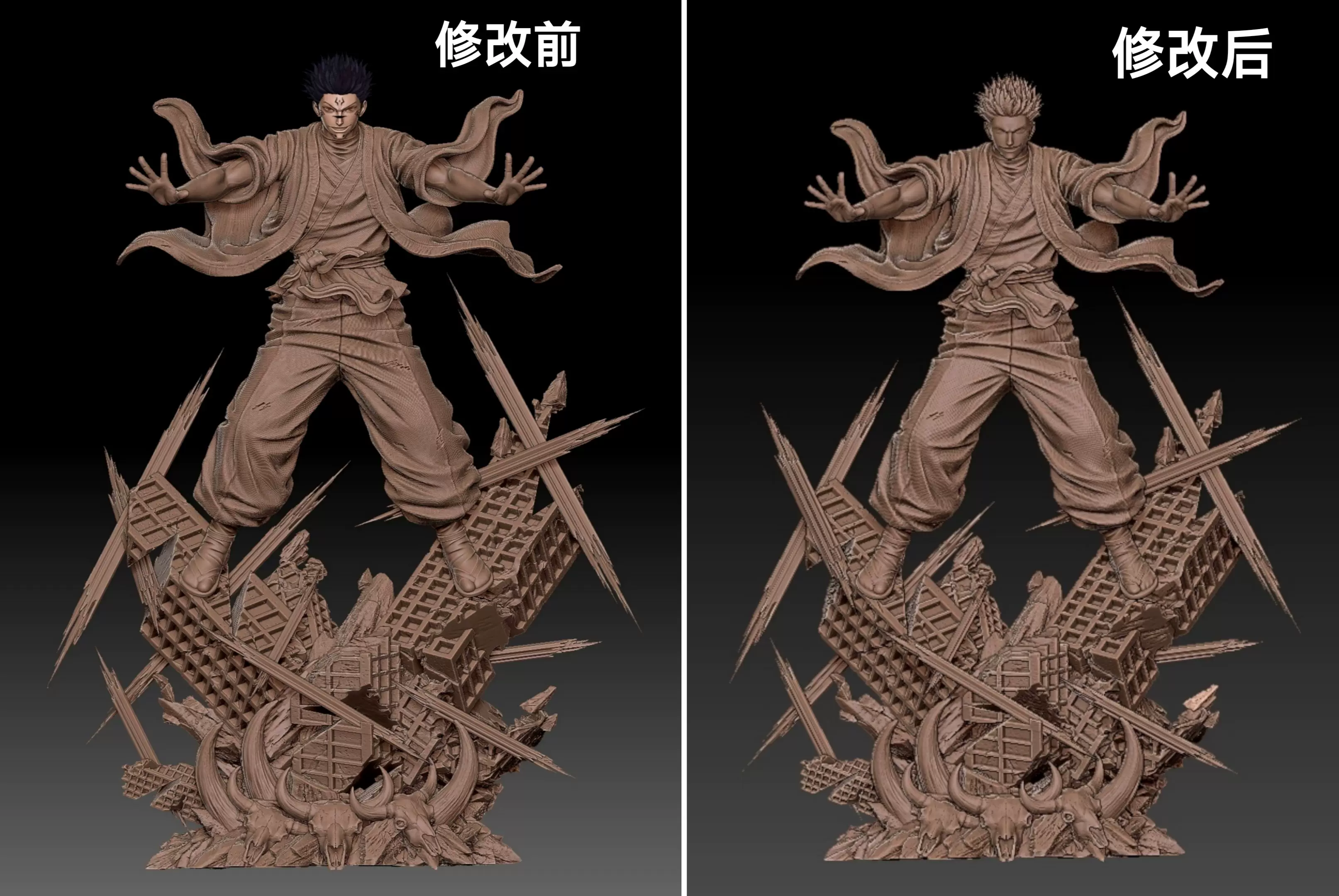 【Pre-sale】1/6 Scale Ryomen Sukuna-Jujutsu Kaisen-OMG Studio