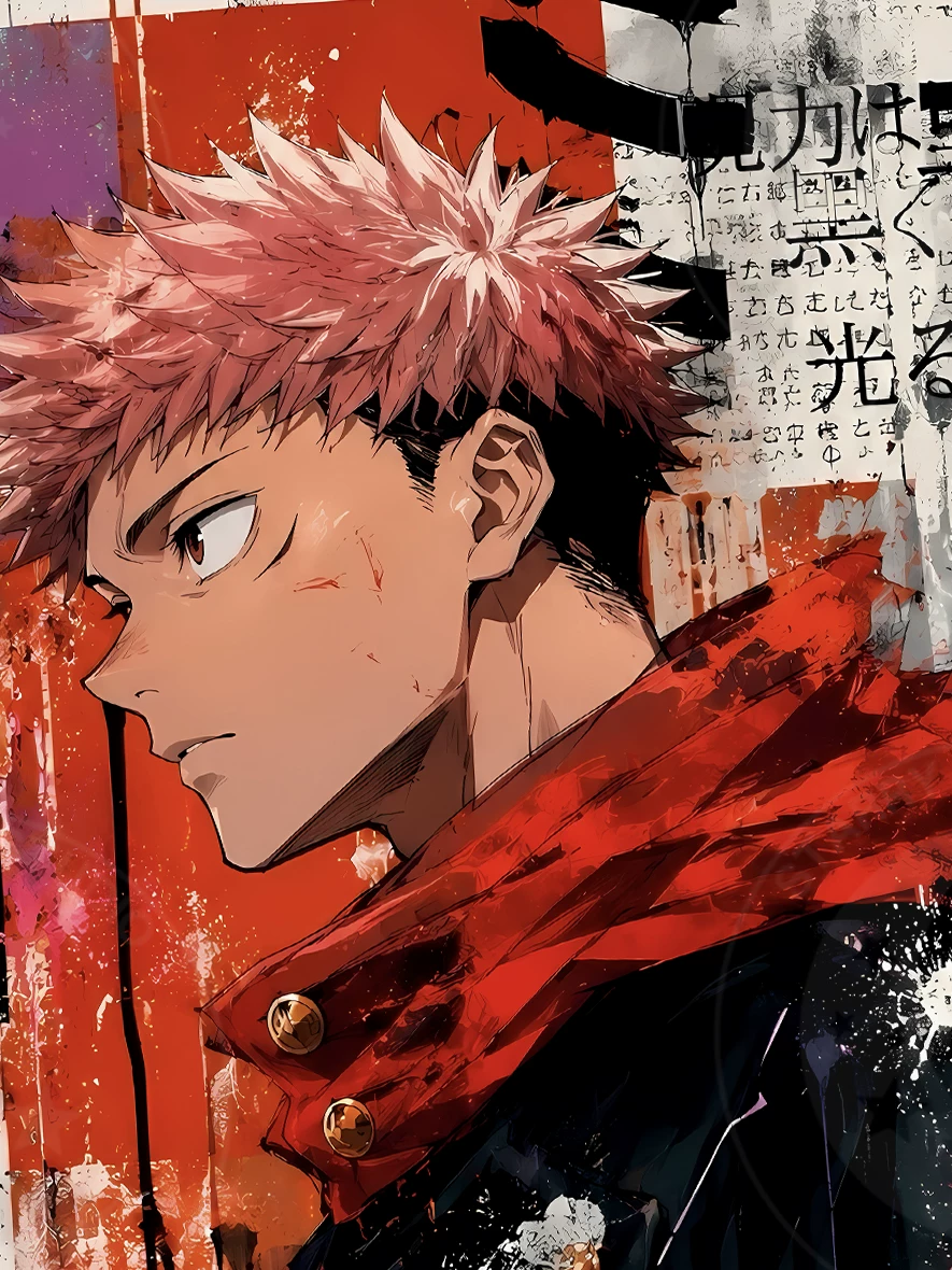 【Pre-sale】Decorative Painting of Itadori Yuji-Jujutsu Kaisen-XingKong Studio