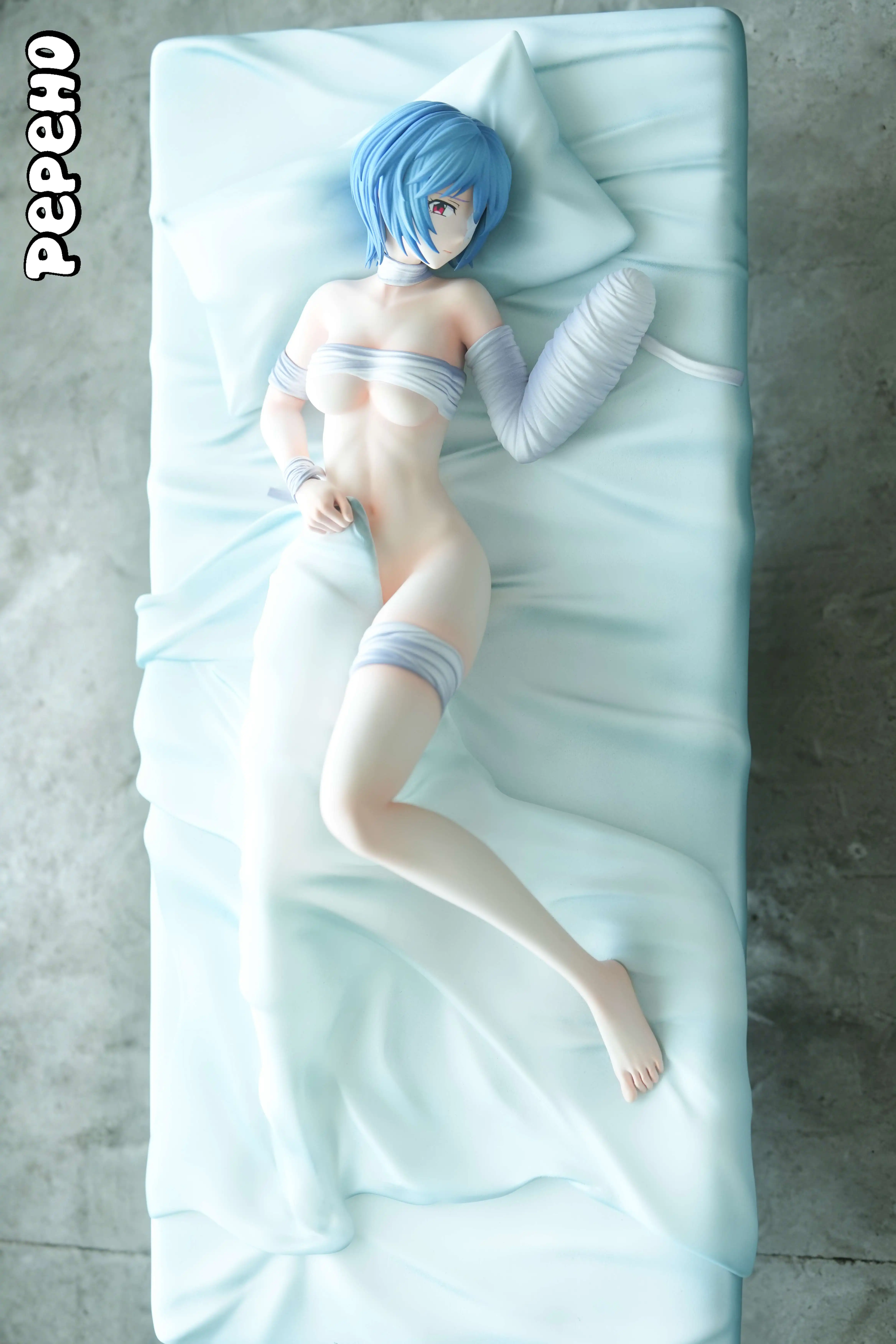 【Pre-sale】1/6 Scale Ayanami Rei Lying on Hospital Bed-EVA-Pepeho Studio