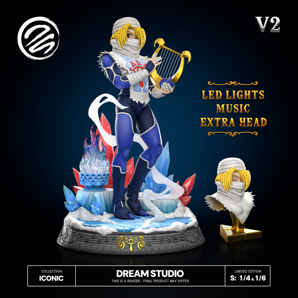 【Pre-sale】1/6 and 1/4 Scale Sheik OOT with LED-Dream Studio