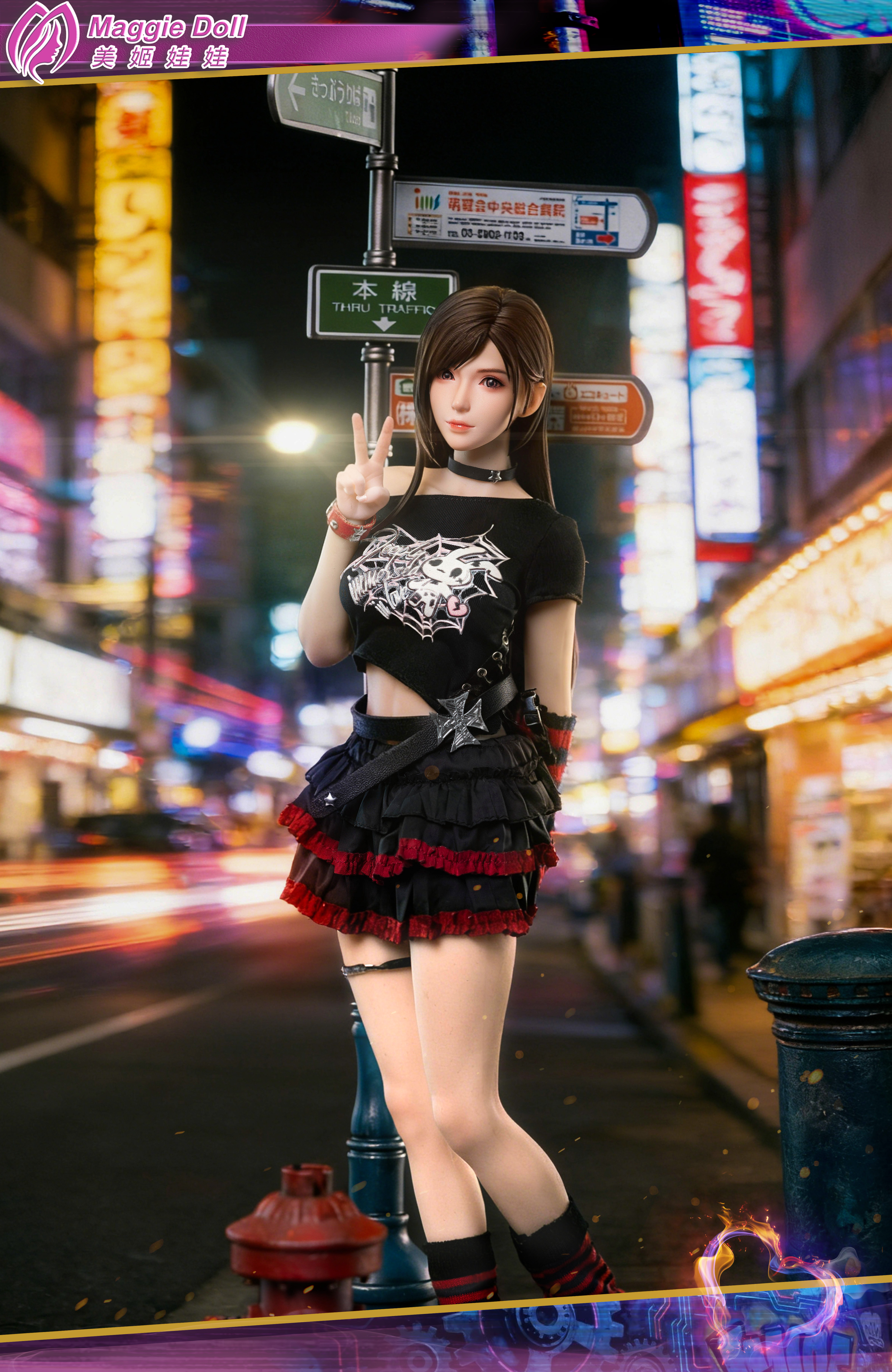 【Pre-sale】1/6 Scale Cyberpunk Girl Tia-Maggie Doll Studio
