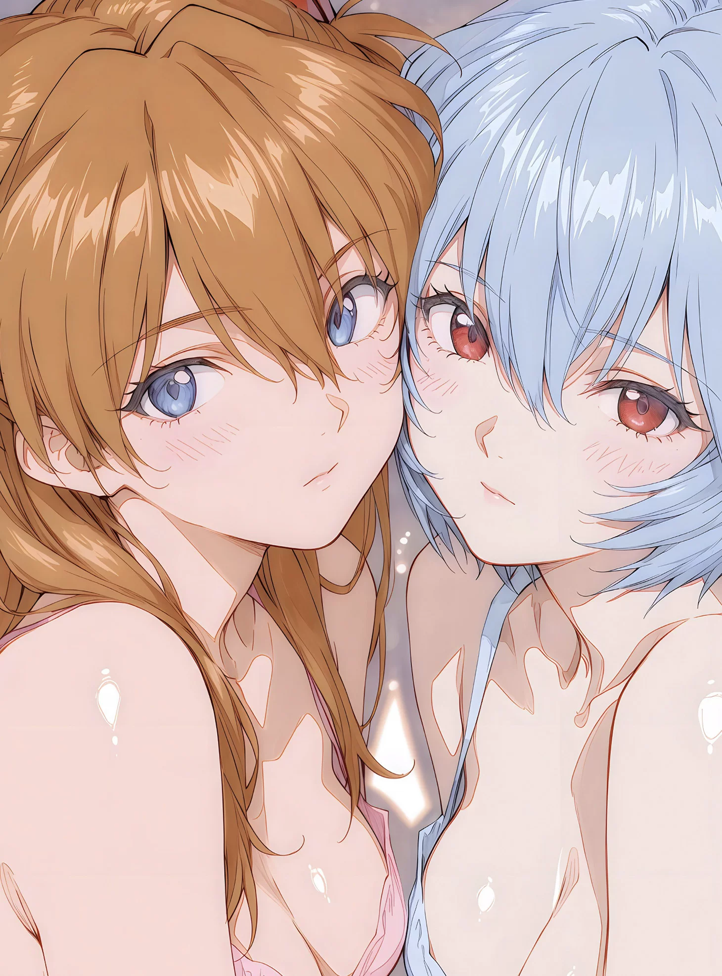 【Pre-sale】Decorative Painting of Asuka Langley Soryu and Ayanami Rei-EVA-H2 Studio