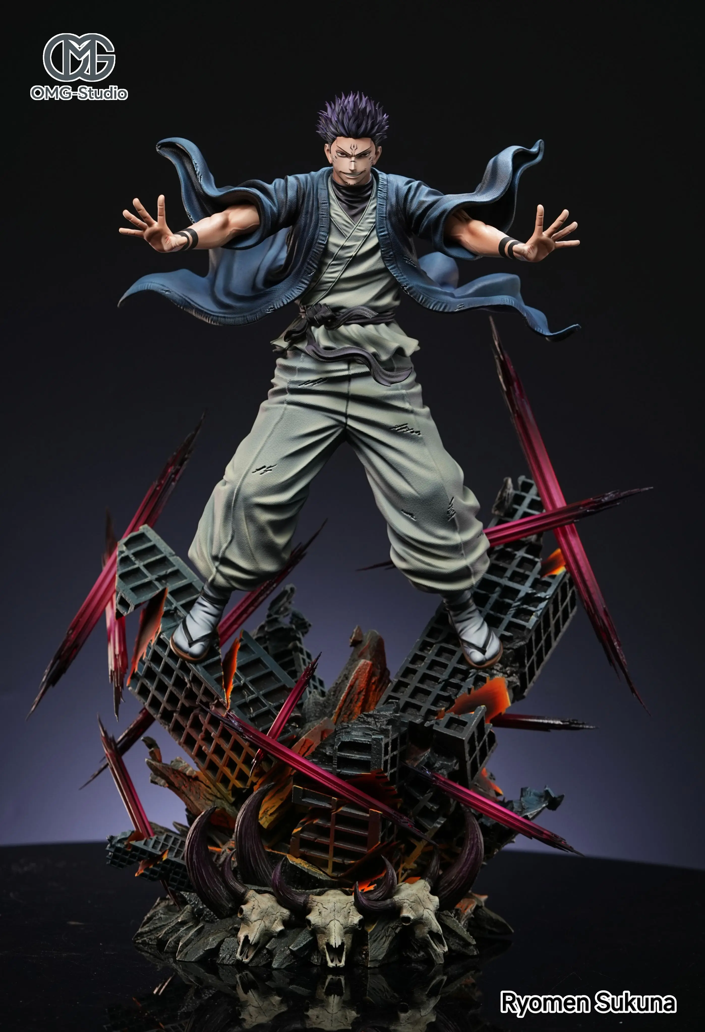 【Pre-sale】1/6 Scale Ryomen Sukuna-Jujutsu Kaisen-OMG Studio