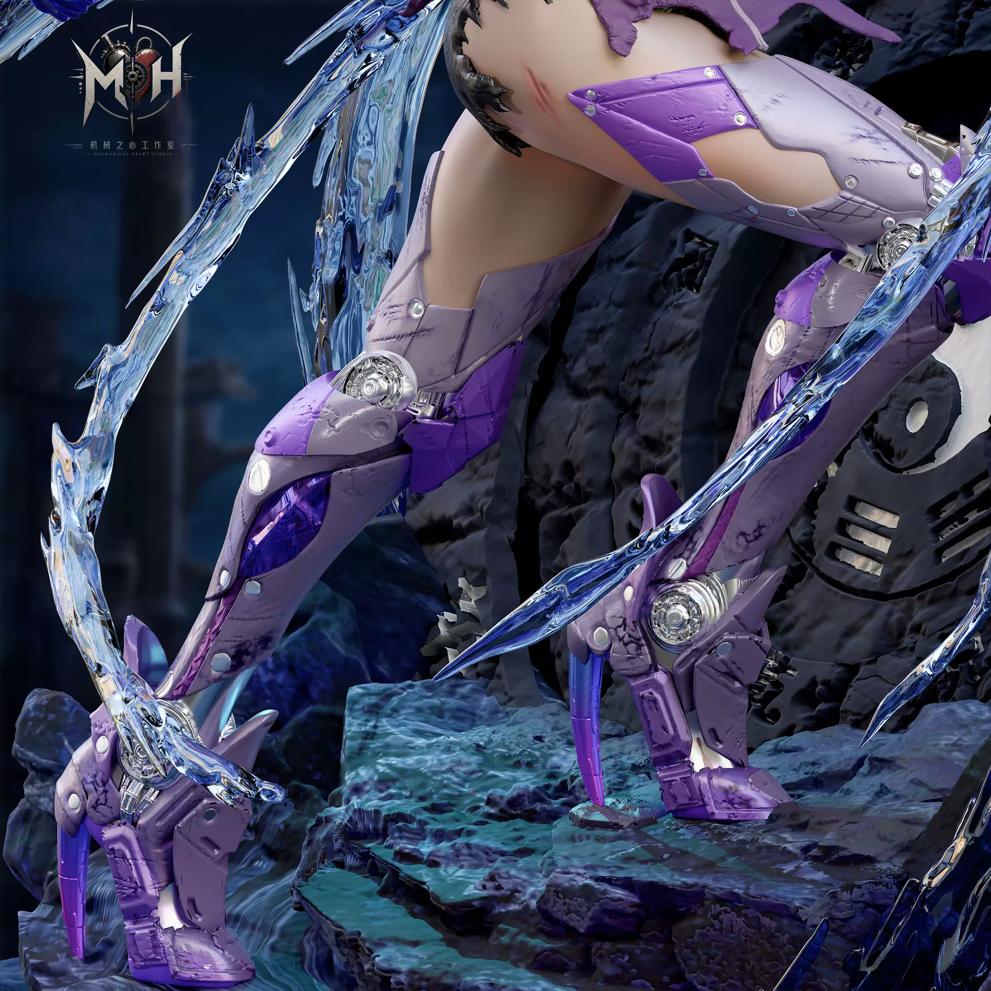 【Pre-sale】1/5 Scale Mechanical Hyūga Hinata-Naruto-MH Studio