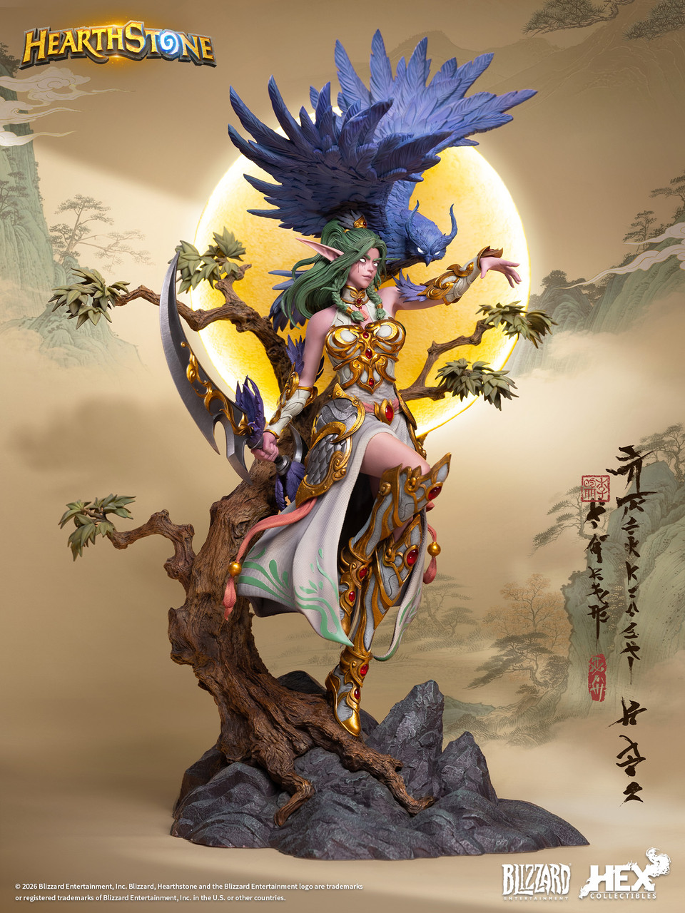 【Pre-sale】1/4 Scale Signature Tyrande Licensed-Hearthstone-HEX Collectibles and Blizzard Studio