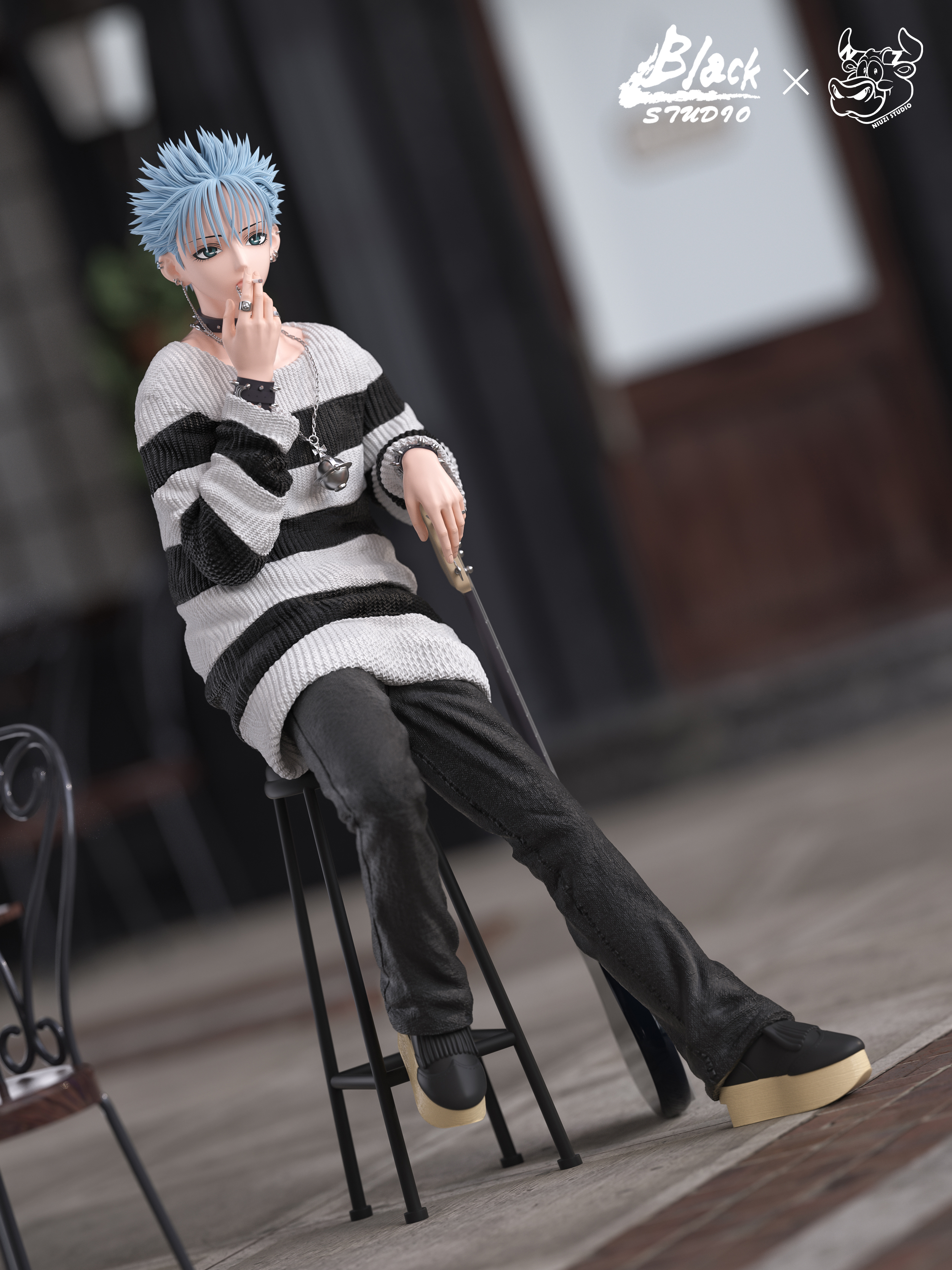 【Pre-sale】1/6 Scale Okazaki Shinichi 3.0-Nana-BLACK and NIUZI Studio