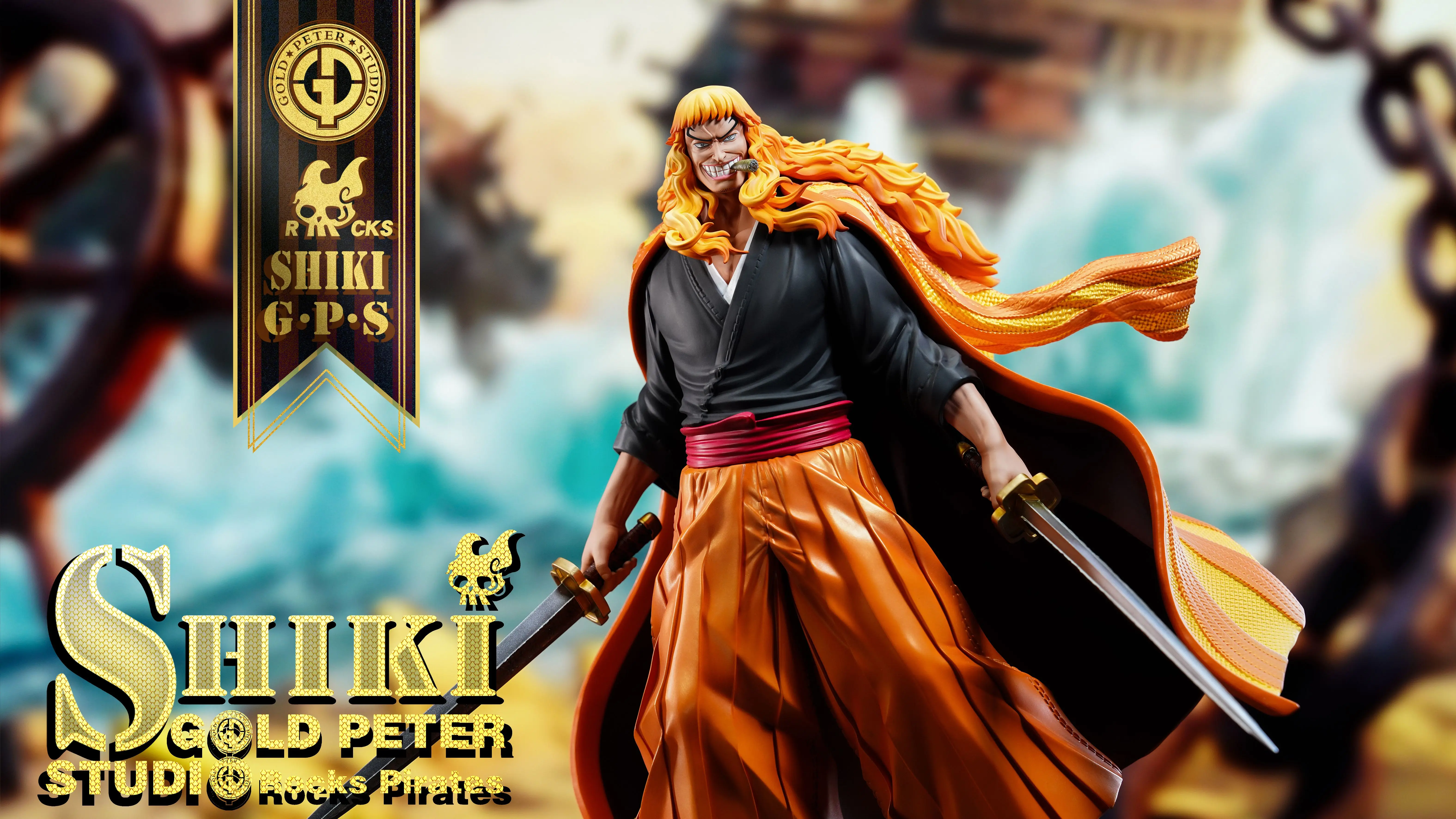 【Pre-sale】1/8 Scale Shiki-One Piece-GOLD PETER Studio