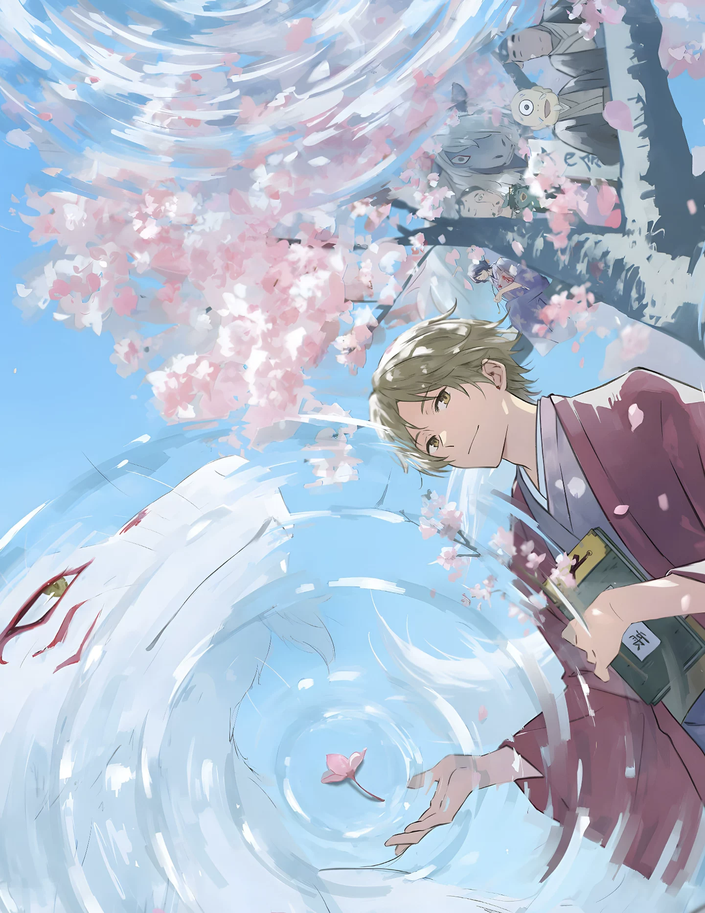 【Pre-sale】Decorative Painting of ‌Natsume Takashi‌ and Madara-Natsume's Book of Friends‌-H2 Studio