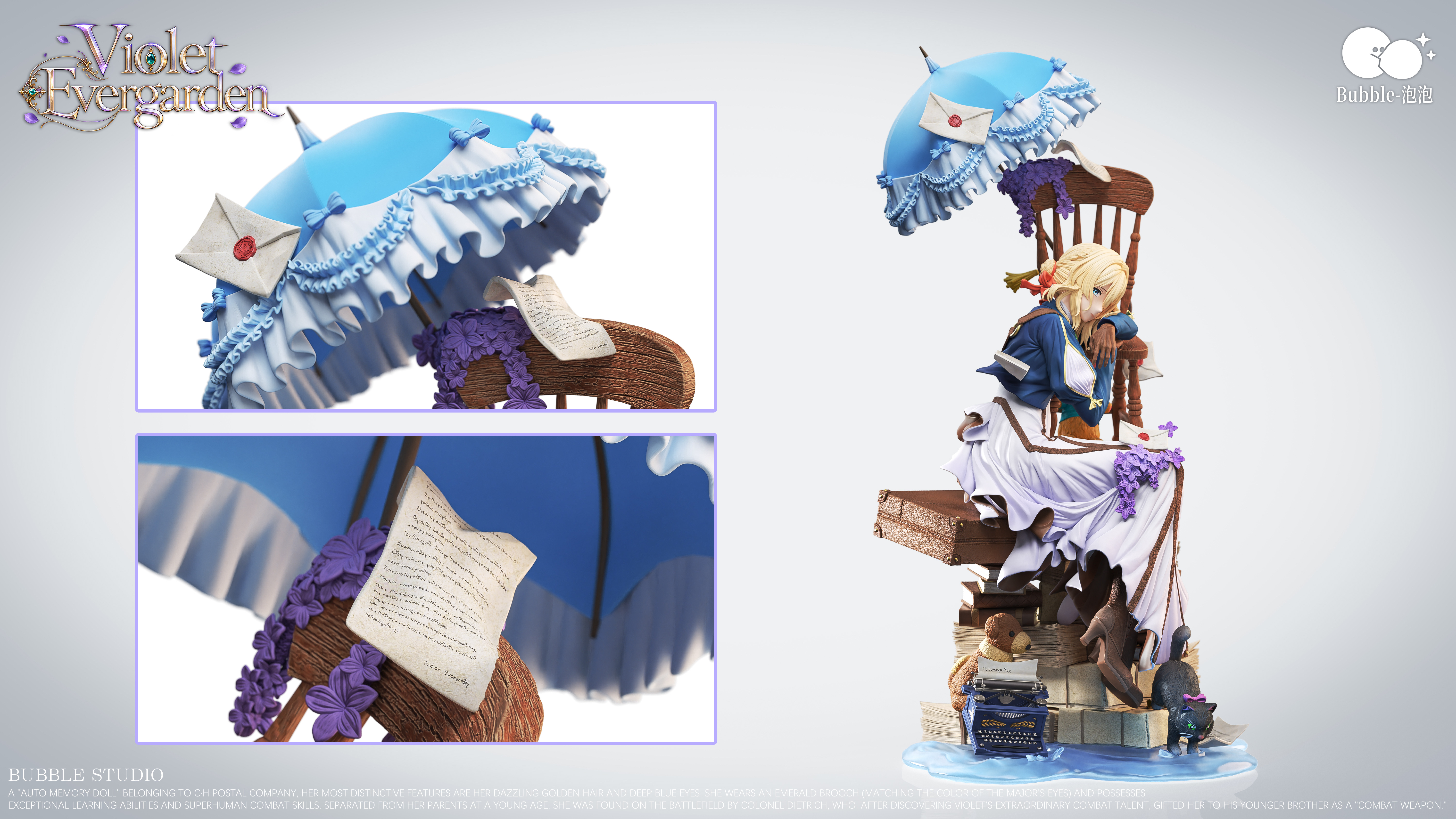 【Pre-sale】1/6 and 1/4 Scale Violet-Violet Evergarden-Bubble Studio