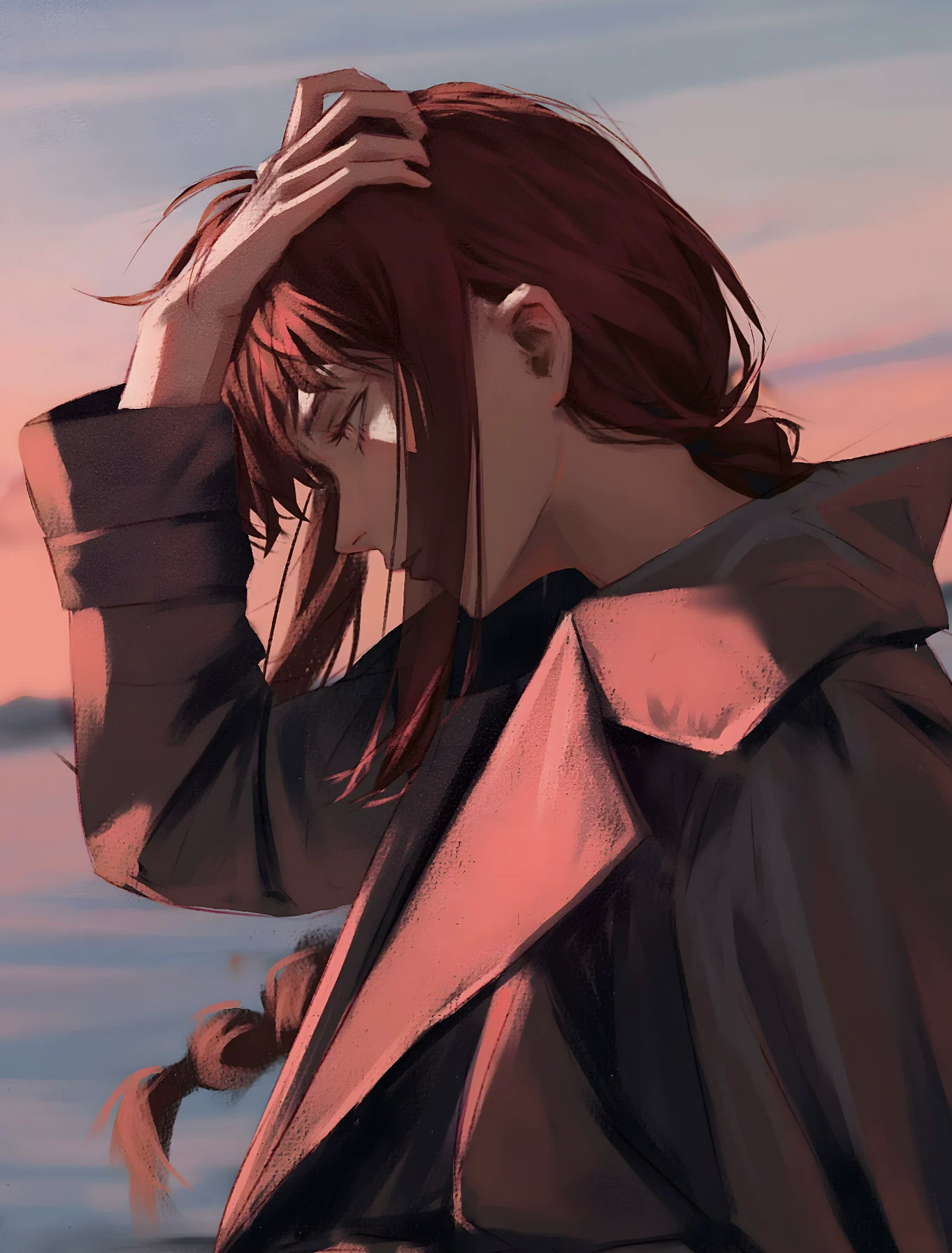 【Pre-sale】Decorative Painting of Sad Makima-Chainsaw Man-H2 Studio