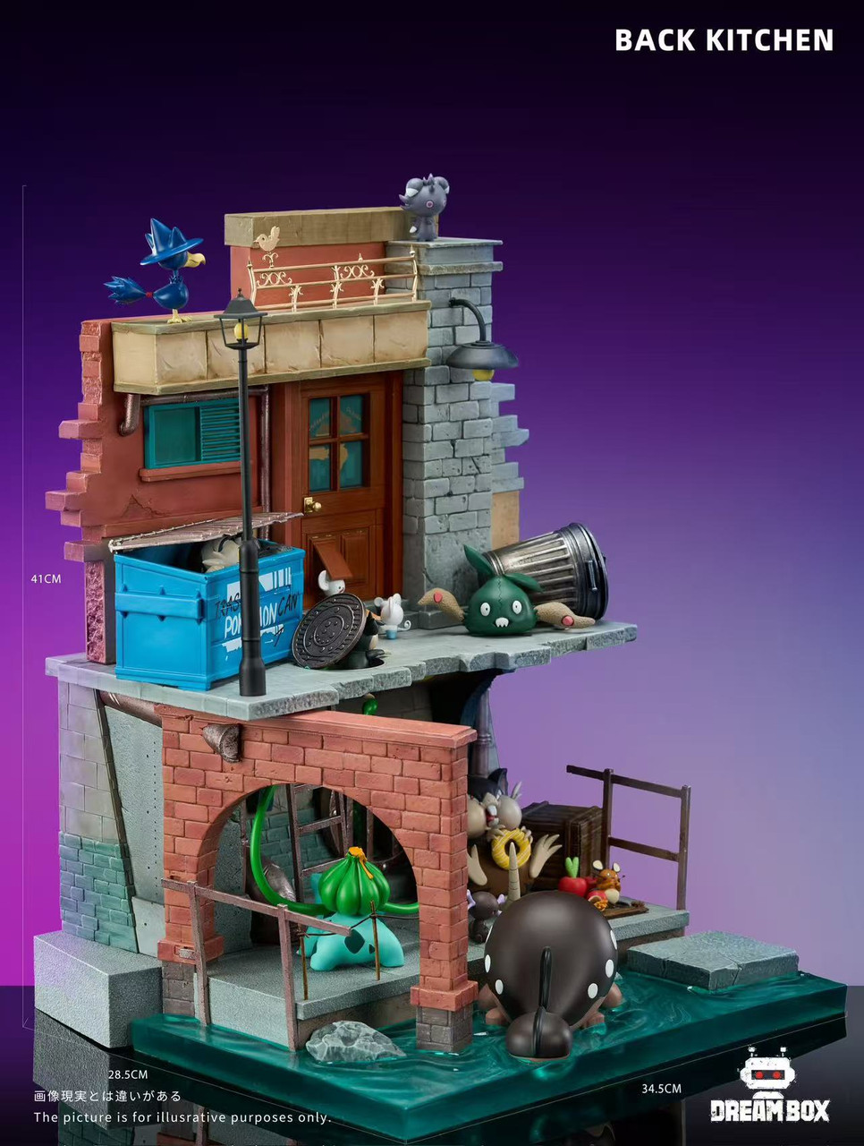 【Pre-sale】1/20 Scale Urban Kitchen-Pokemon-DreamBox Studio