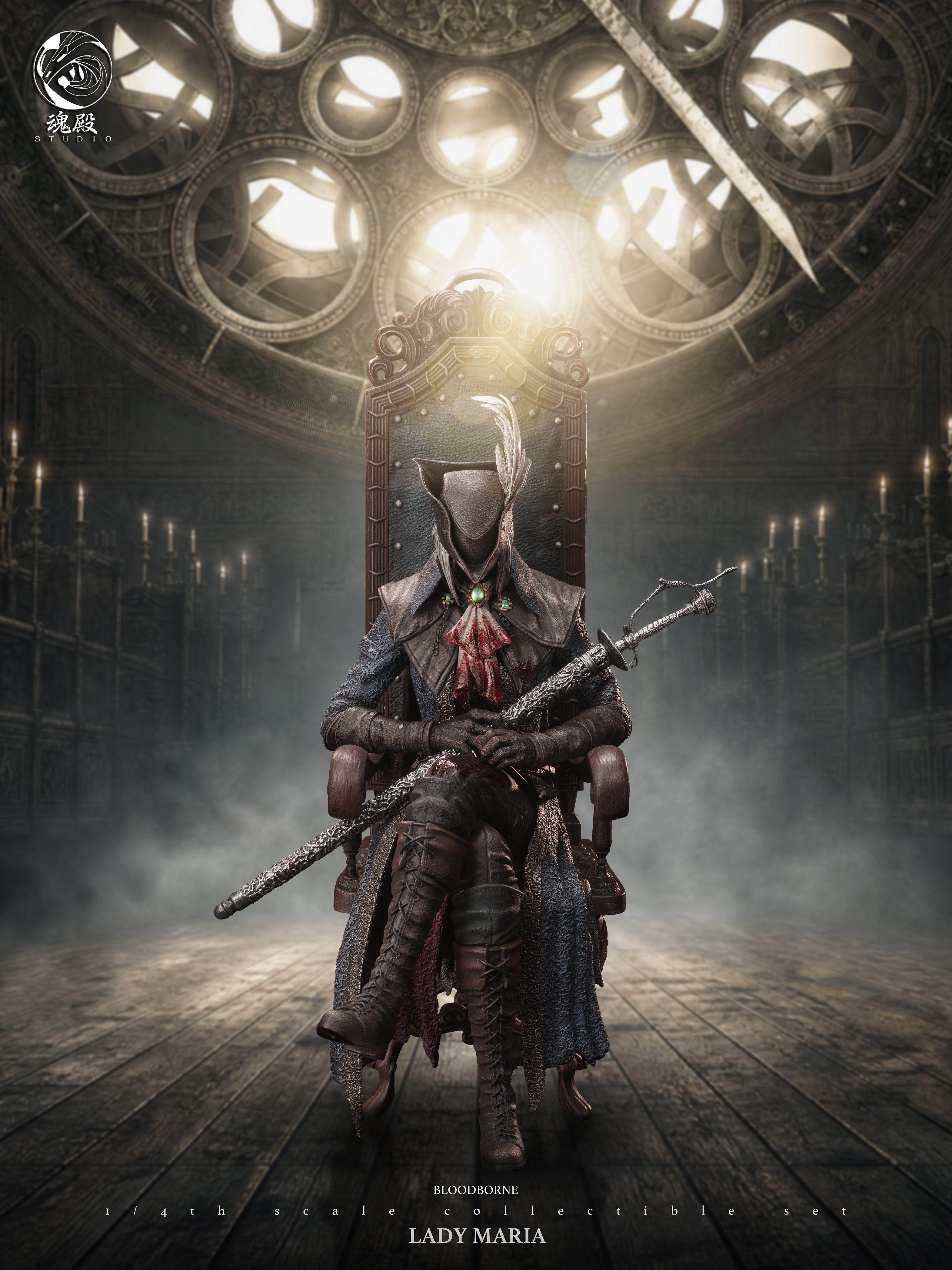 【Pre-sale】1/4 Scale Lady Maria-Bloodborne-HunDian Studio