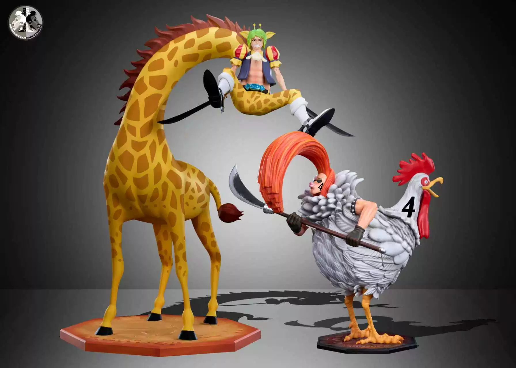 【Pre-sale】Giraffe Hamlet and Chicken Fourtricks-One Piece-Clone Studio