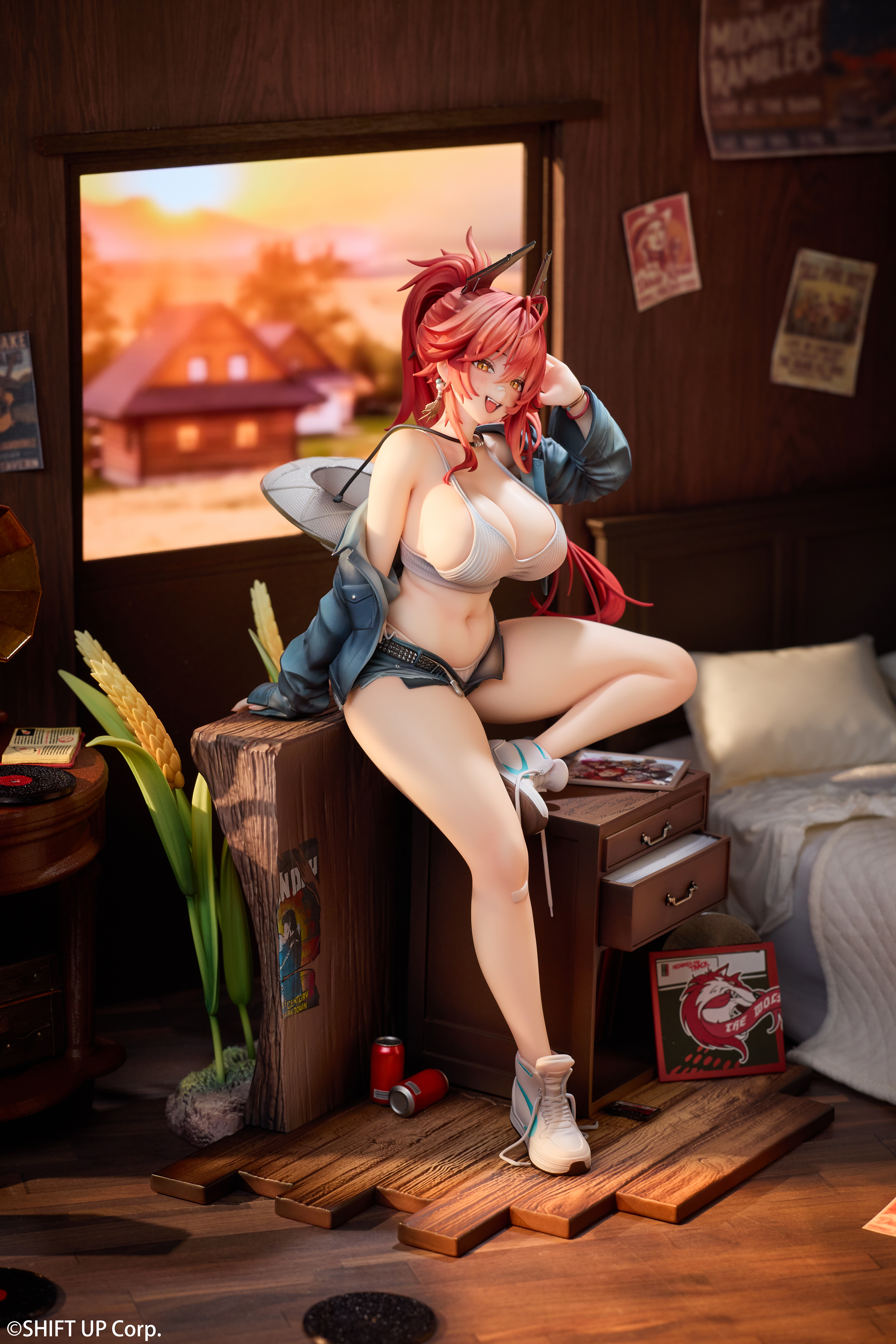 【Pre-sale】1/7 Scale Red Hood Retro Days-Goddess of Victory: Nikke-HobbySakura Studio