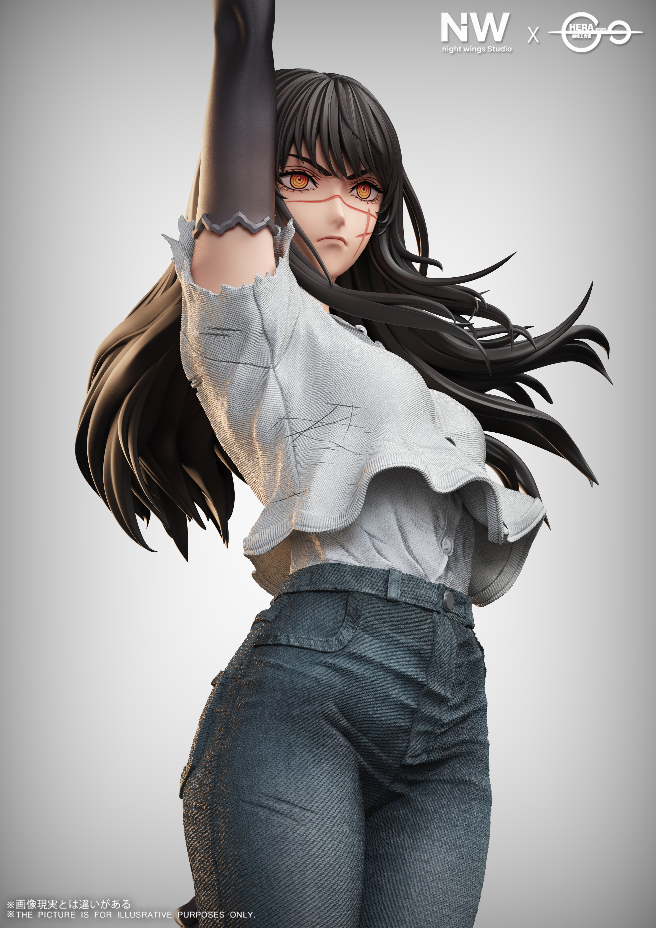 【Pre-sale】1/6 and 1/4 Scale War Devil Yoru-Chainsaw Man-Night Wing Studio × Hera Studio