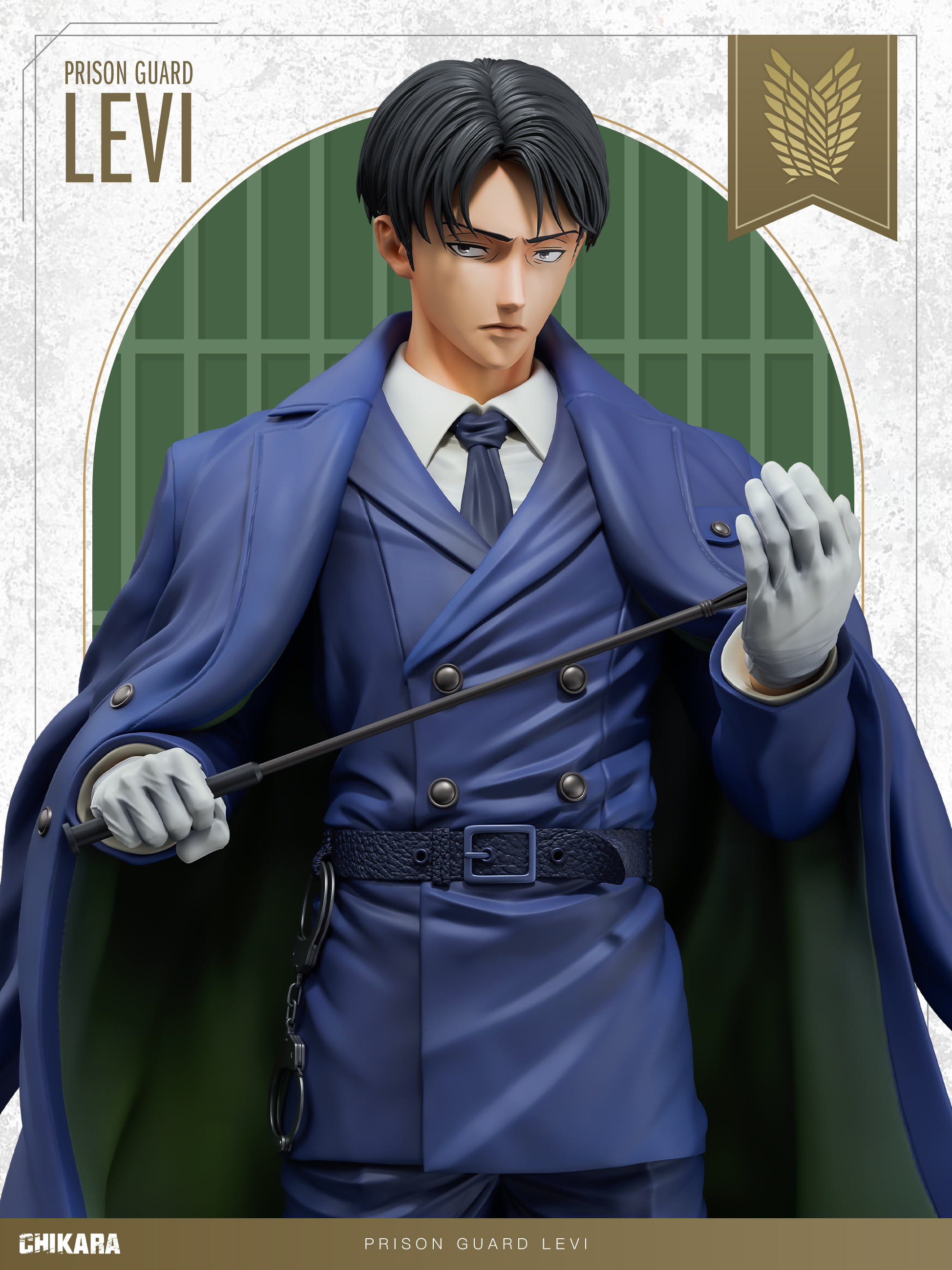 【Pre-sale】1/6 Scale Warden Levi-Attack on Titan-CHIKARA Studio