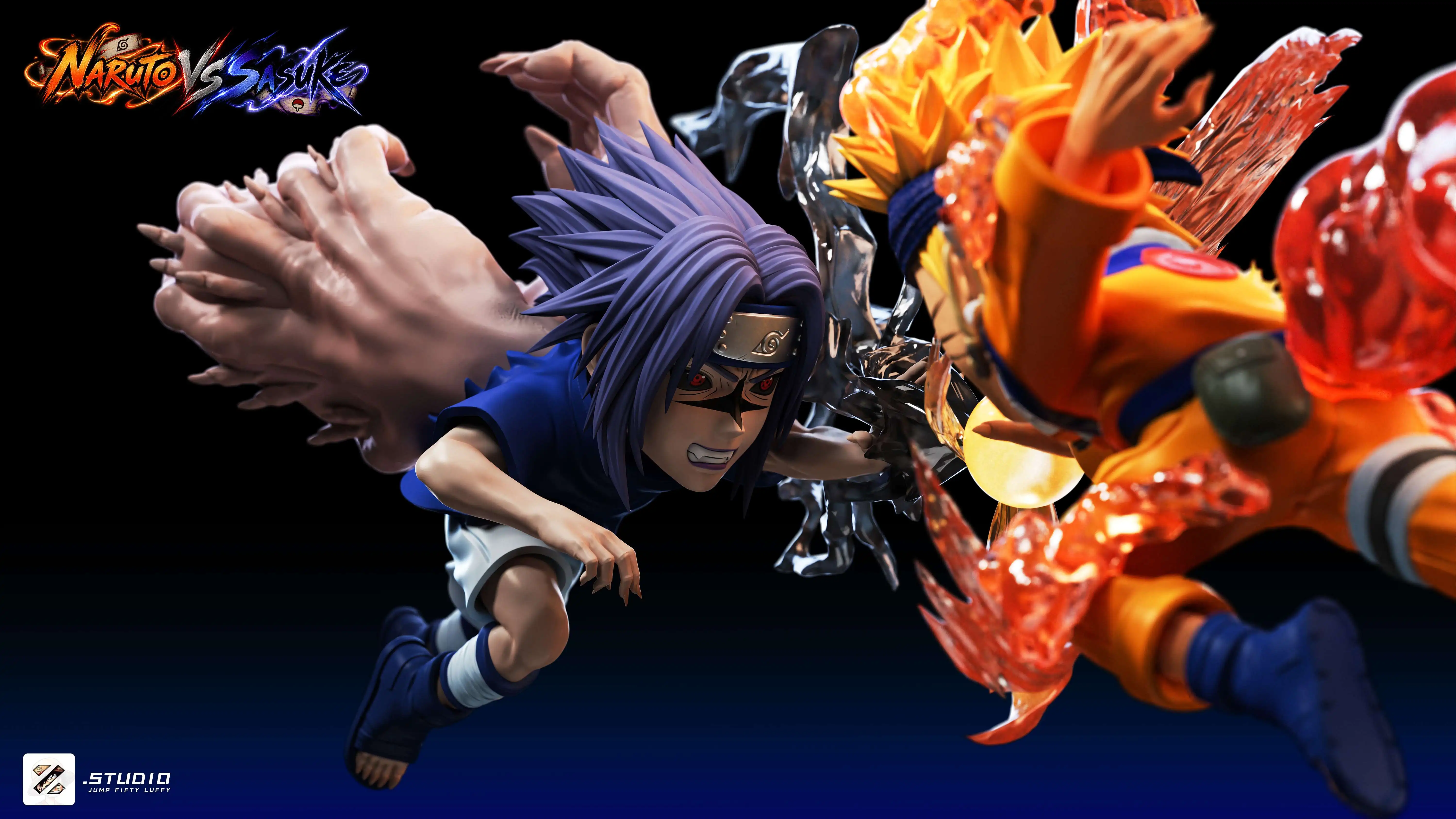 【Pre-sale】Sasuke VS Naruto-Naruto-Zzz Studio