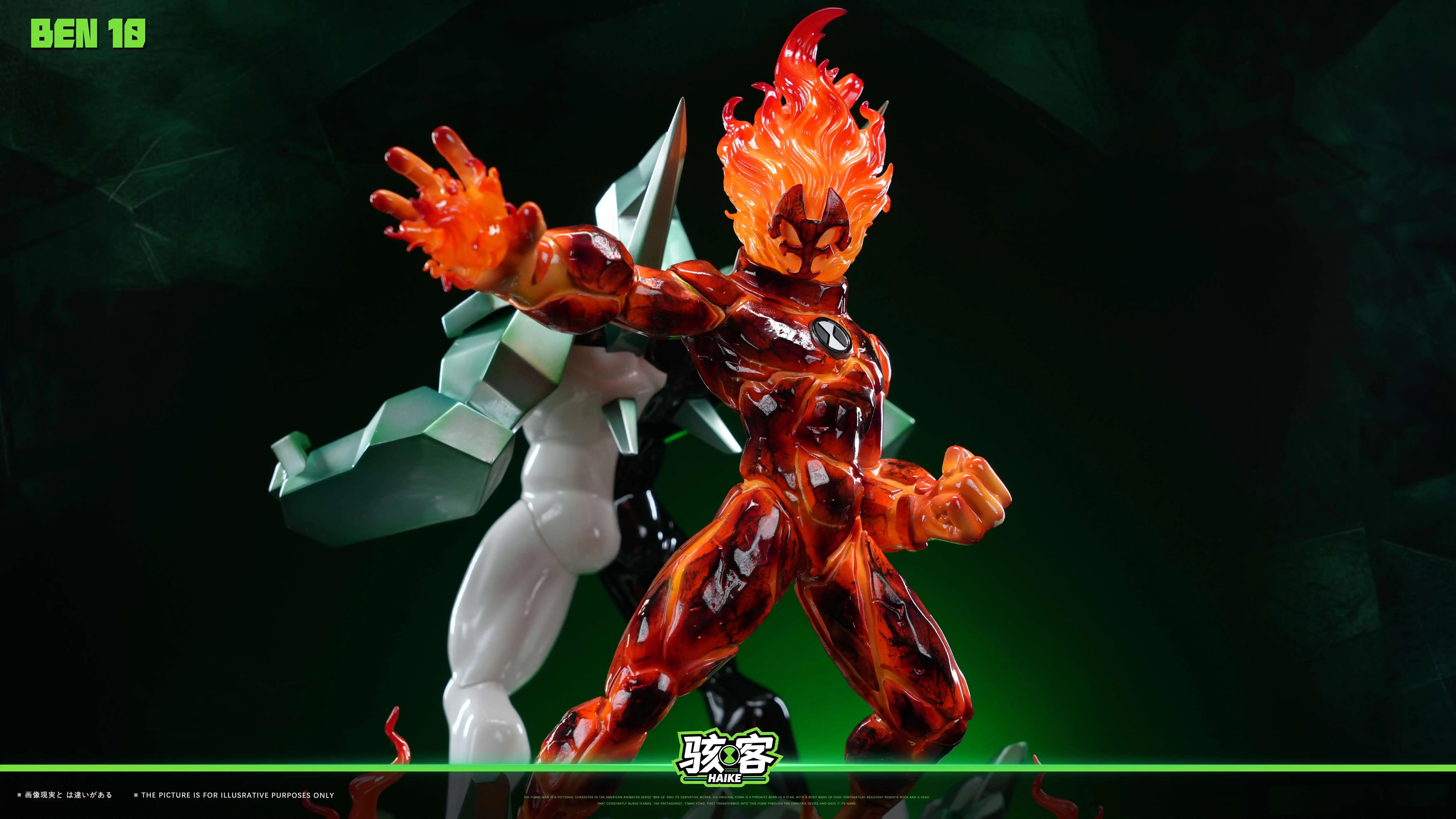 【Pre-sale】Heatblast and Diamondhead-Ben 10-Haike Studio