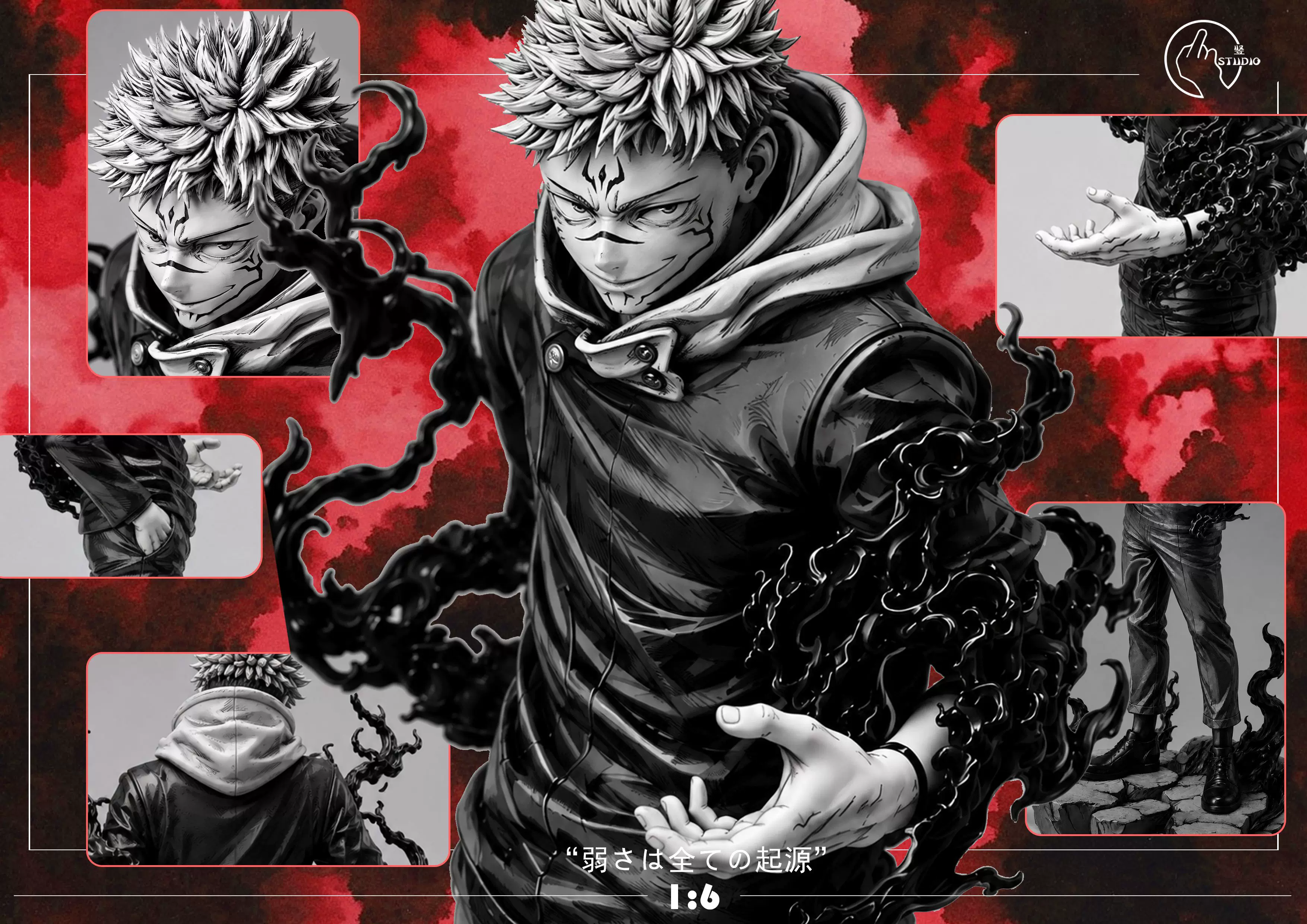 【Pre-sale】1/6 Scale Comic Gojo and Ryomen Sukuna-Jujutsu Kaisen-Shu Studio