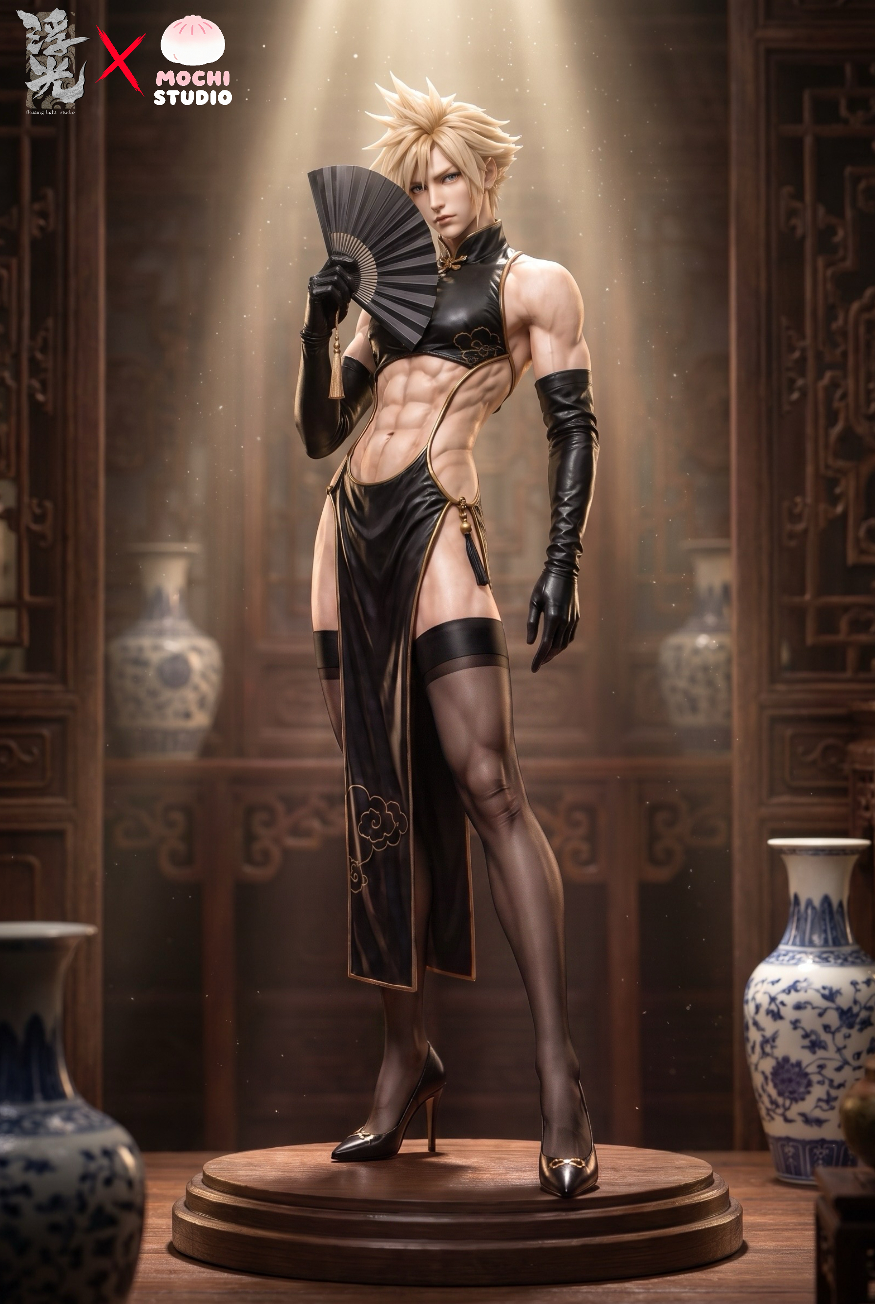 【Pre-sale】Cheongsam Cloud and Sephiroth-Final Fantasy-Mochi Studio