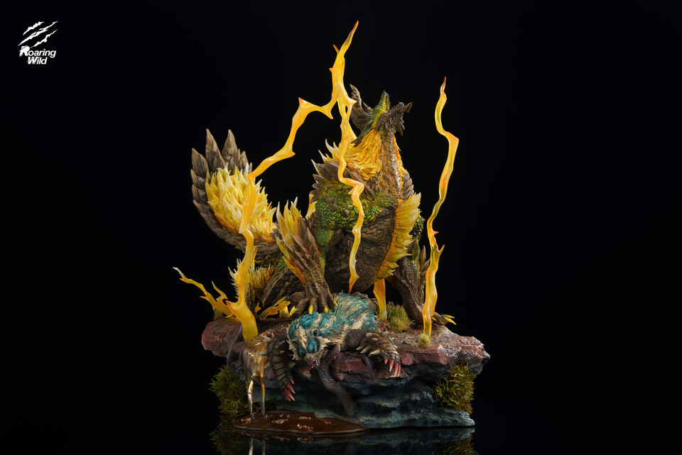 【Pre-sale】Zinogre, Stygian Zinogre and Thunderlord Zinogre with LED-Monster Hunter-Roaring Wild Studio