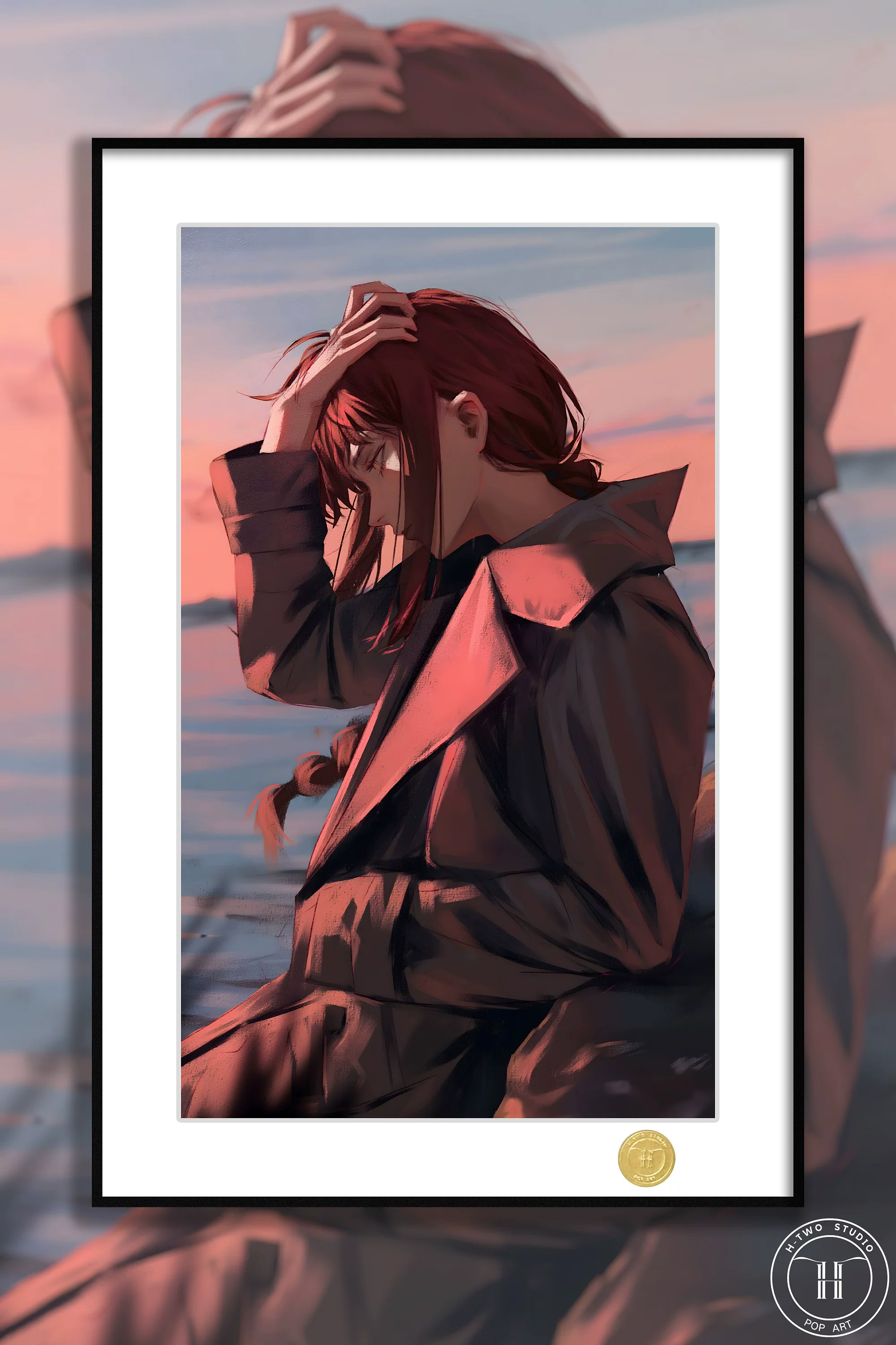 【Pre-sale】Decorative Painting of Sad Makima-Chainsaw Man-H2 Studio