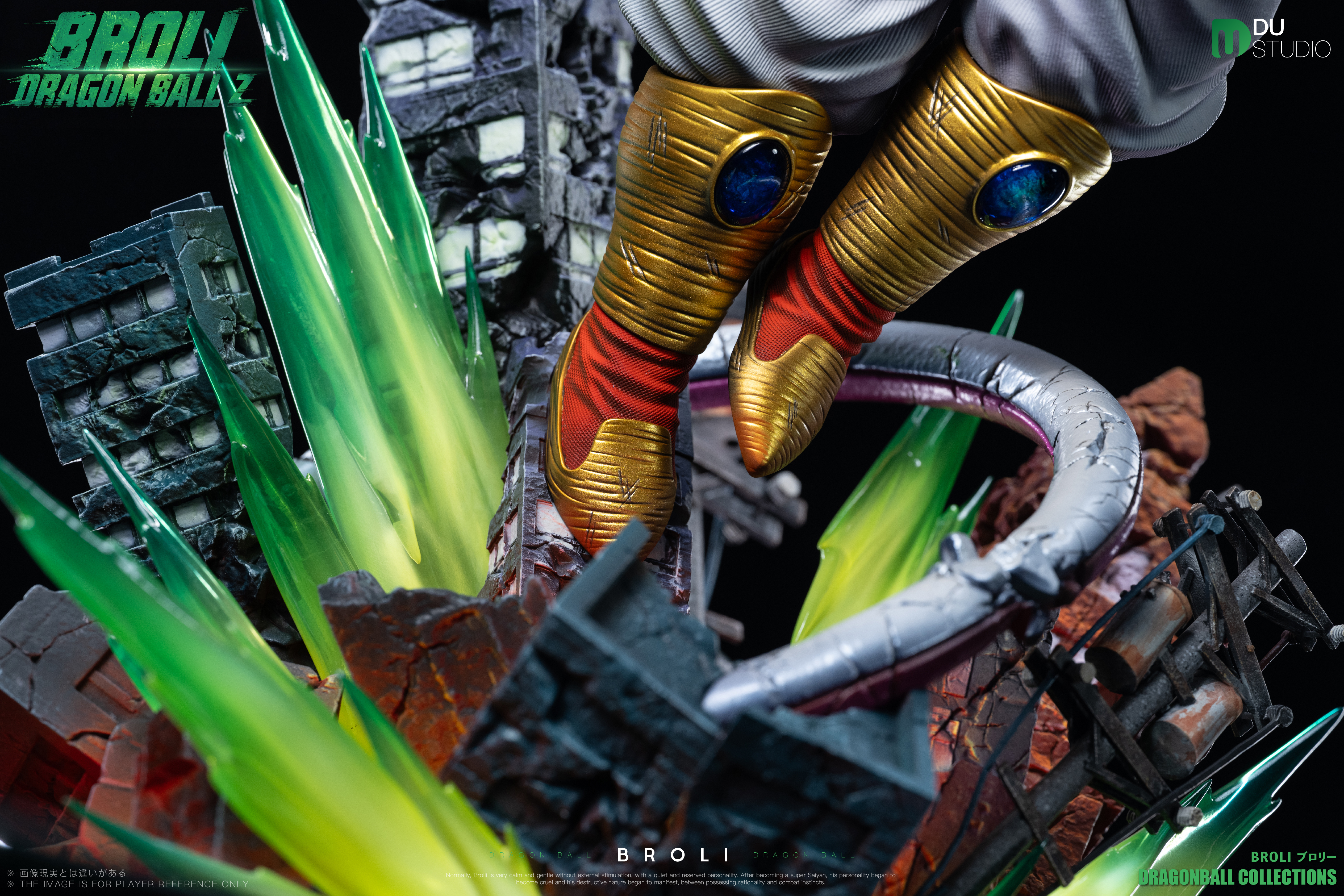 【Pre-sale】1/8, 1/6 and 1/4 Scale Super Saiyan Broly with LED-Dragon Ball-DU Studio