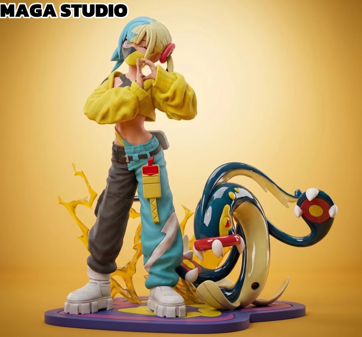 【Pre-sale】1/20 Scale Canari and Eelektross-Pokemon-Maga Studio