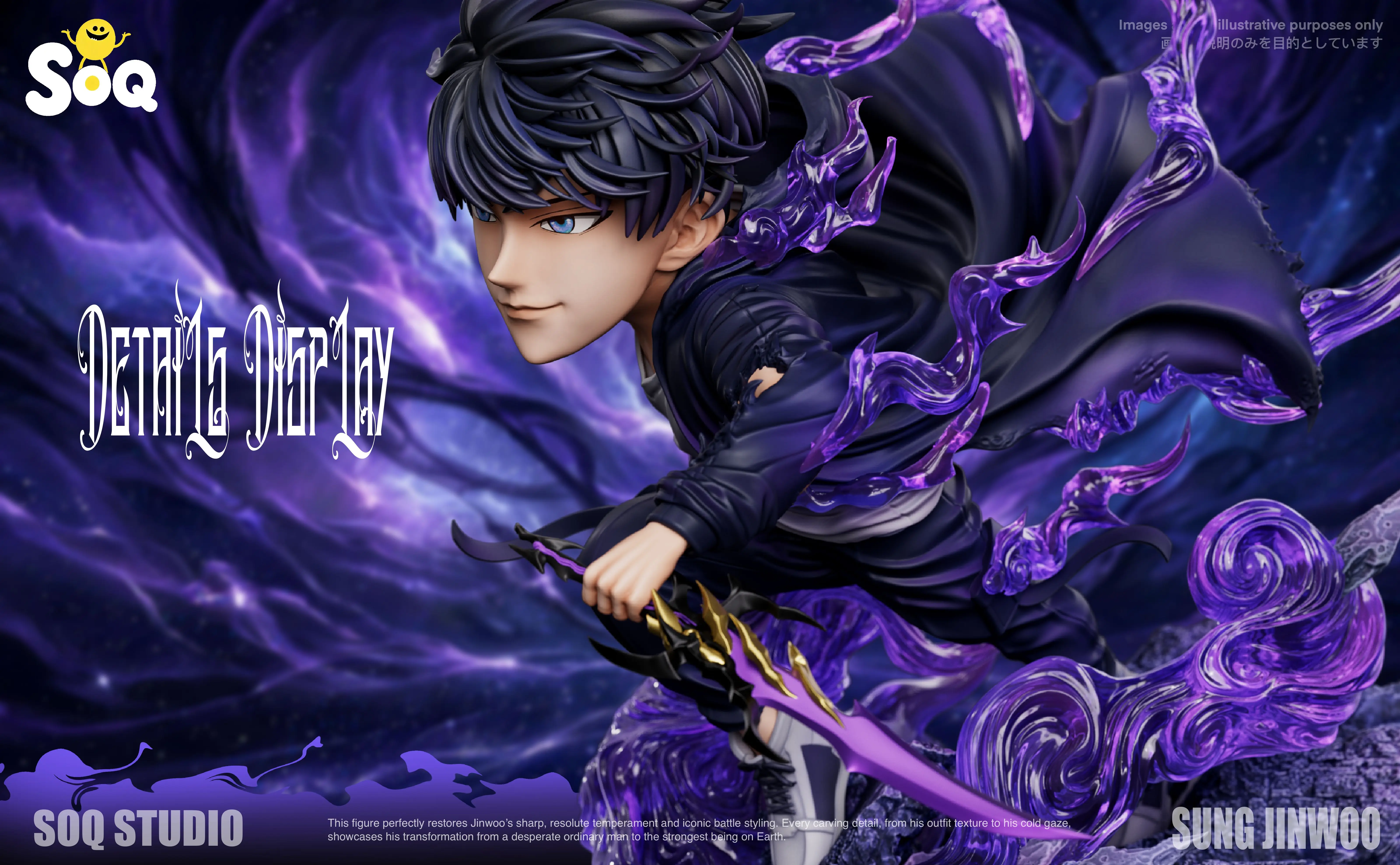 【Pre-sale】Q Version Sung Jin woo-Solo Leveling-SOQ Studio