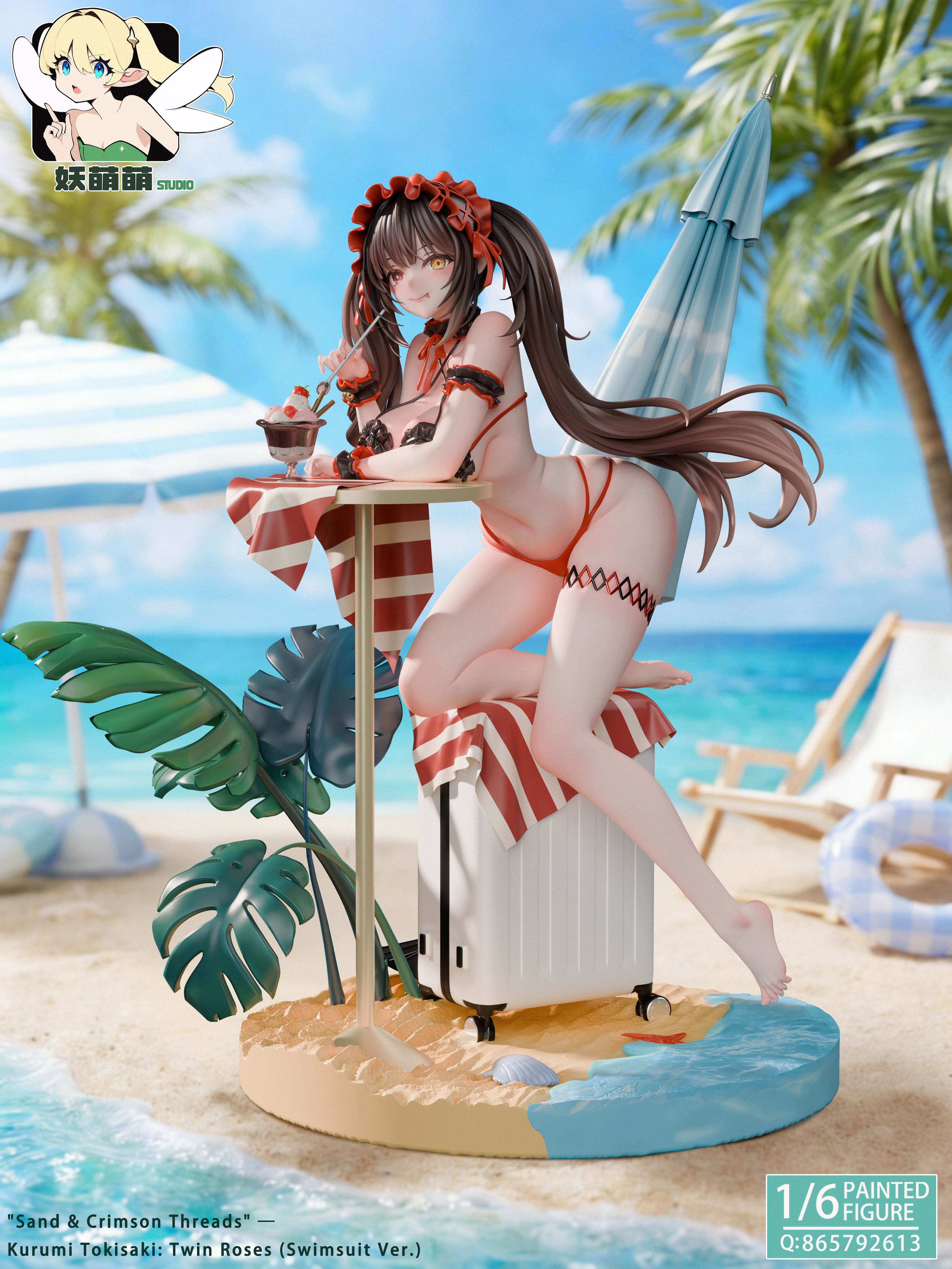 【Pre-sale】1/6 Scale Swimming Suit Tokisaki Kurumi-YMM Studio
