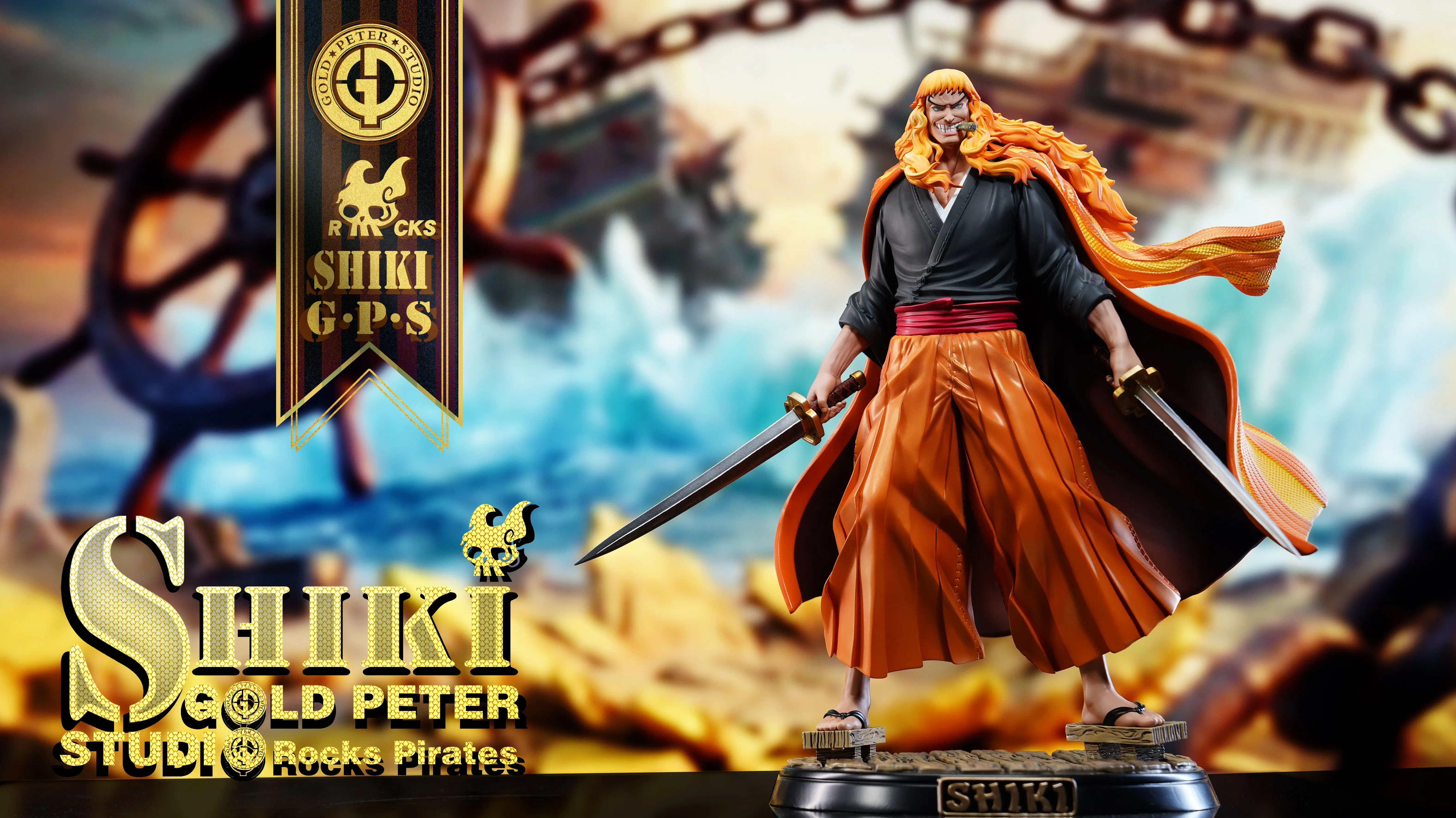 【Pre-sale】1/8 Scale Shiki-One Piece-GOLD PETER Studio
