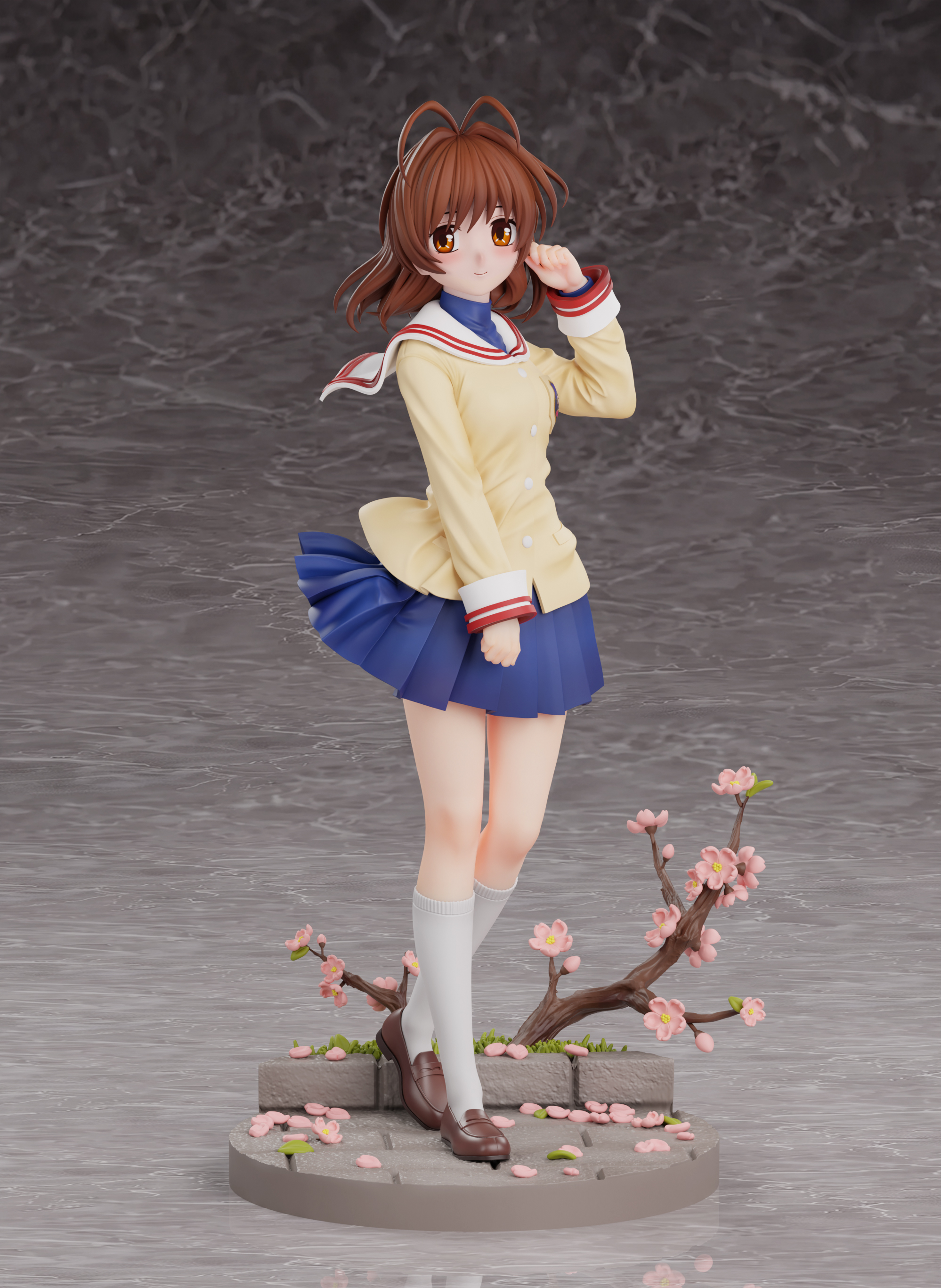 【Pre-sale】1/6 Scale Furukawa Nagisa-CLANNAD-Bust Studio