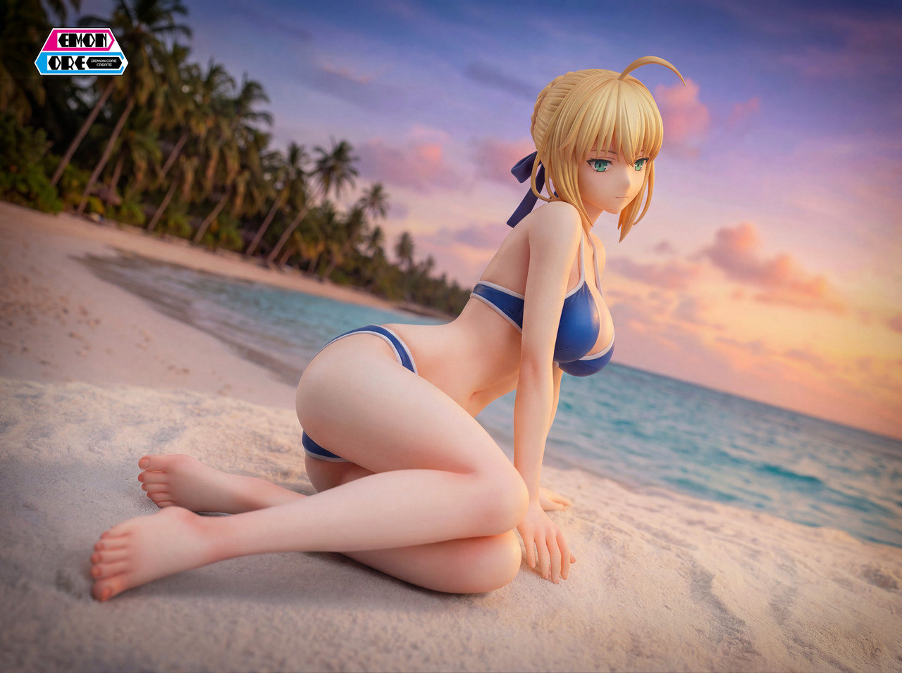 【Pre-sale】1/6 Scale Swimming Suit Saber and Tohsaka Rin-Fate/Grand Order-Demon Core Studio