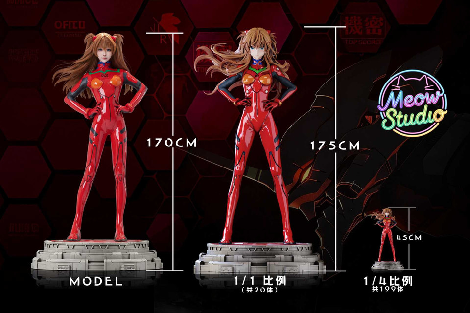 【Pre-sale】1/4 and 1/1 Scale Combat Suit Asuka-EVA-Meow Studio