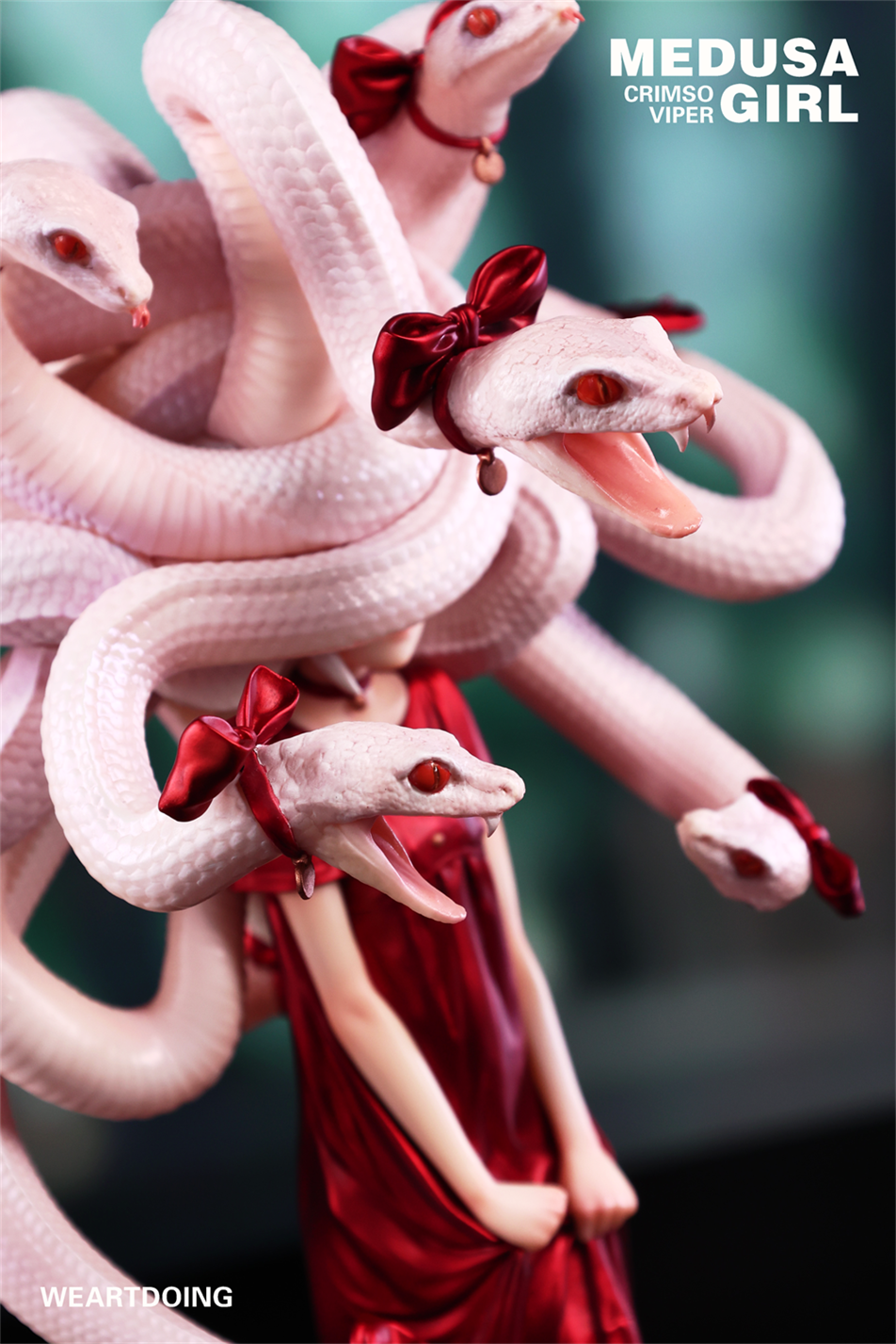 【Pre-sale】Medusa Girl-Green Viper and Crimson Viper-WeArtDoing Studio