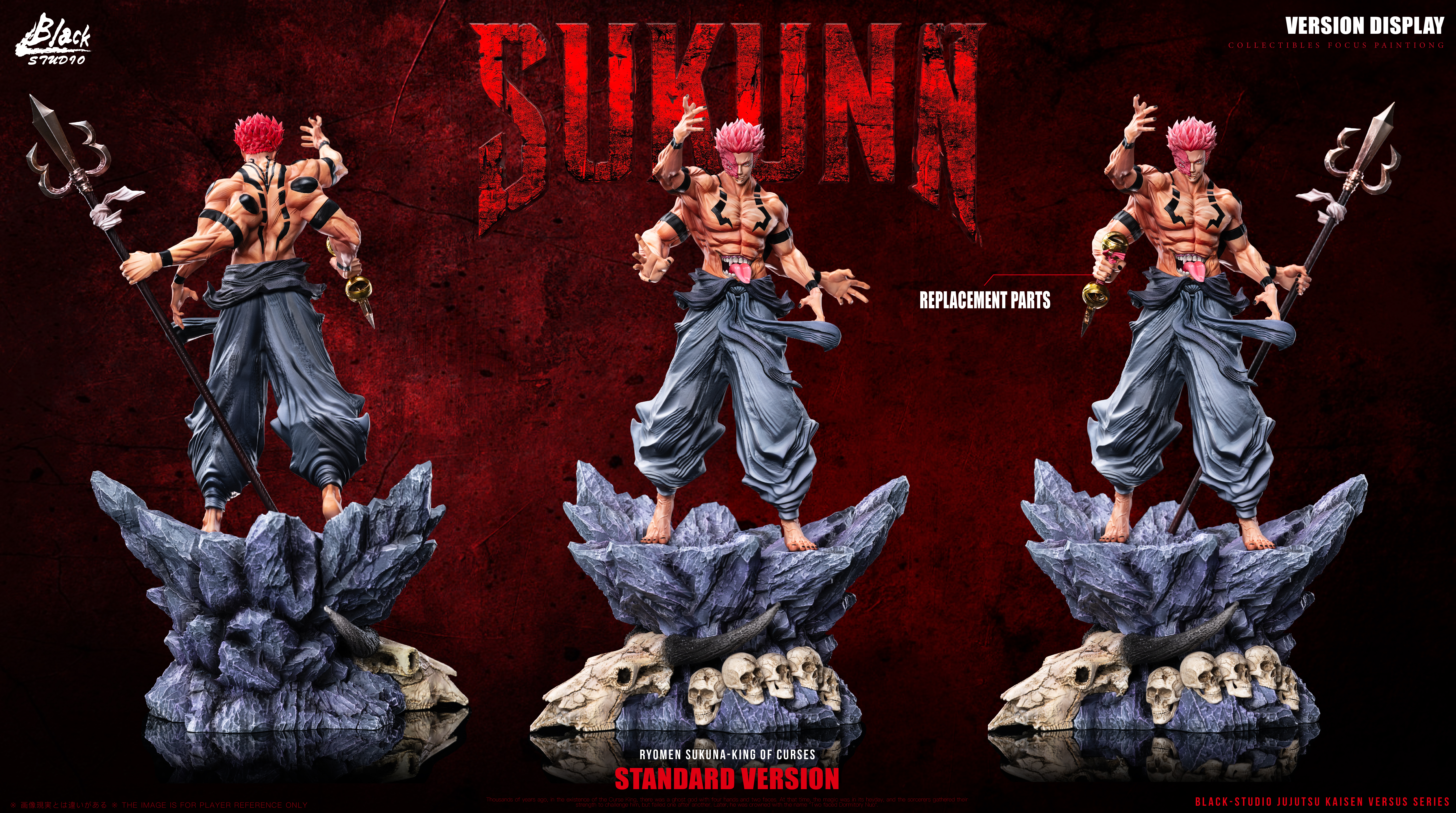 【Pre-sale】Ryomen Sukuna-Jujutsu Kaisen-Black Studio