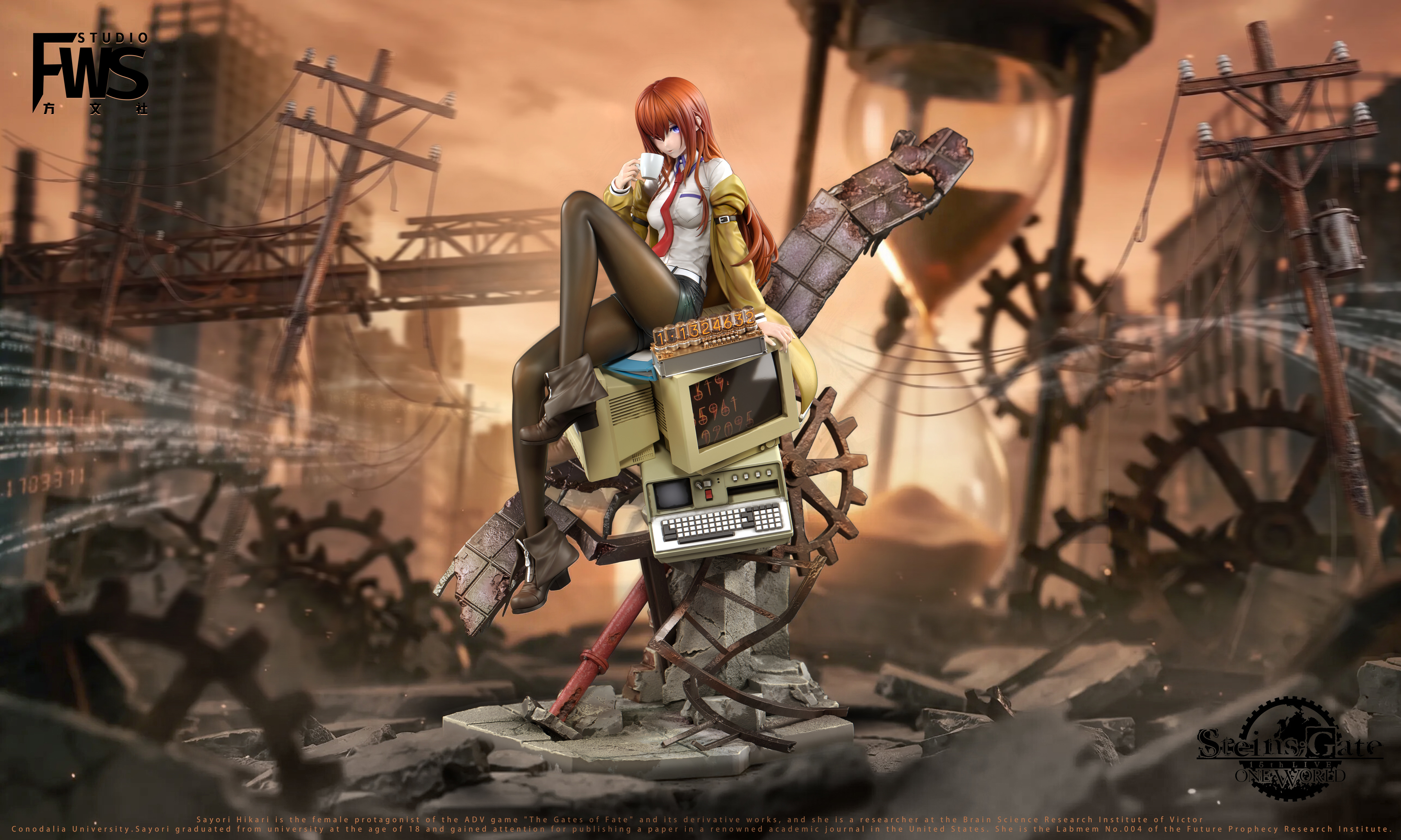 【Pre-sale】1/6 Scale Makise Kurisu-Steins Gate-FWS Studio