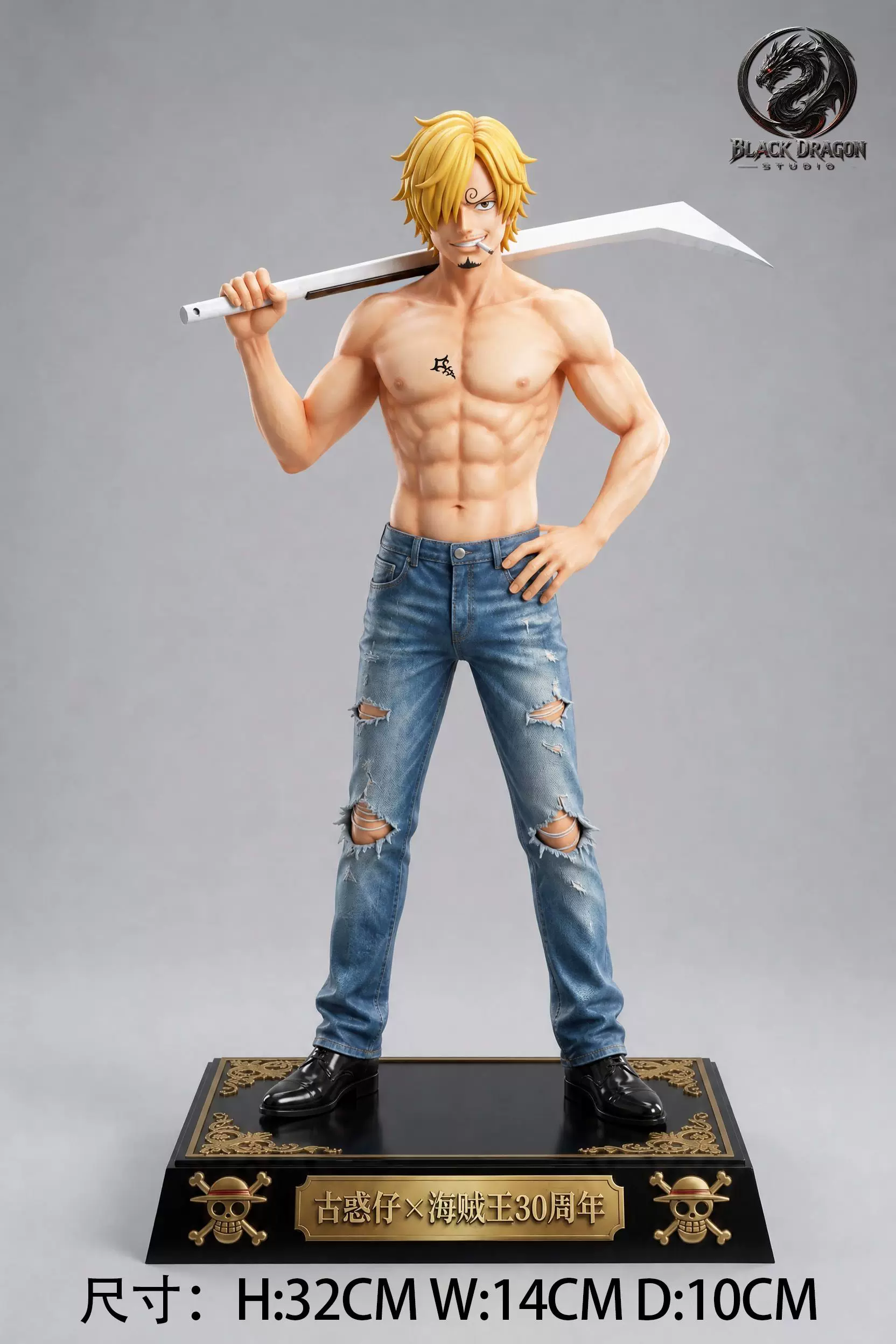 【Pre-sale】1/6 Scale Law, Zoro, Luffy, Sanji and Ace-One Piece-Black Dragon Studio