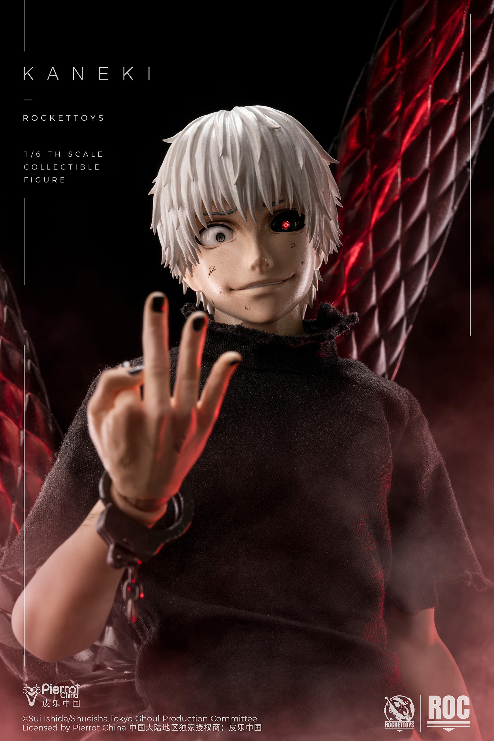 【Pre-sale】1/6 Scale Kaneki Ken-Tokyo Ghoul‌-Rocket Toys Studio