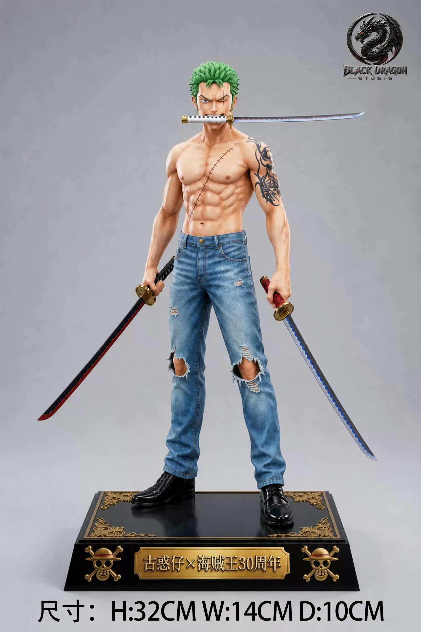 【Pre-sale】1/6 Scale Law, Zoro, Luffy, Sanji and Ace-One Piece-Black Dragon Studio