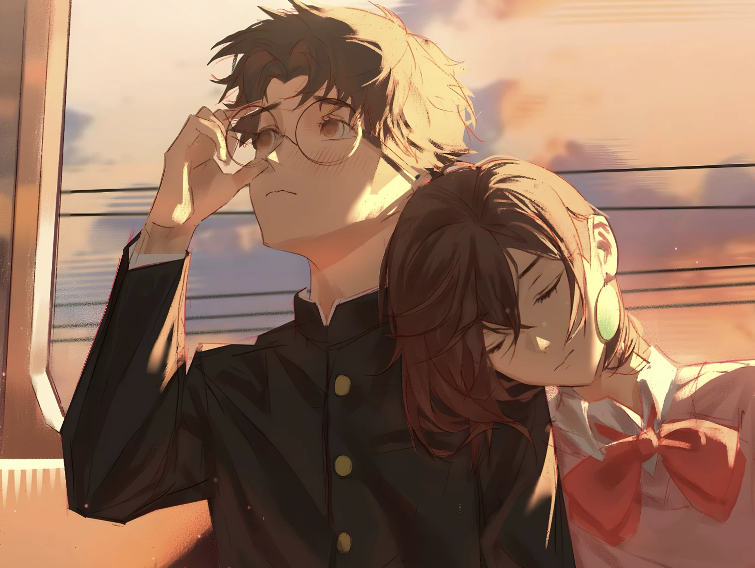 【Pre-sale】Decorative Painting of Momo Ayase and Takakura Ken-DANDADAN-H2 Studio