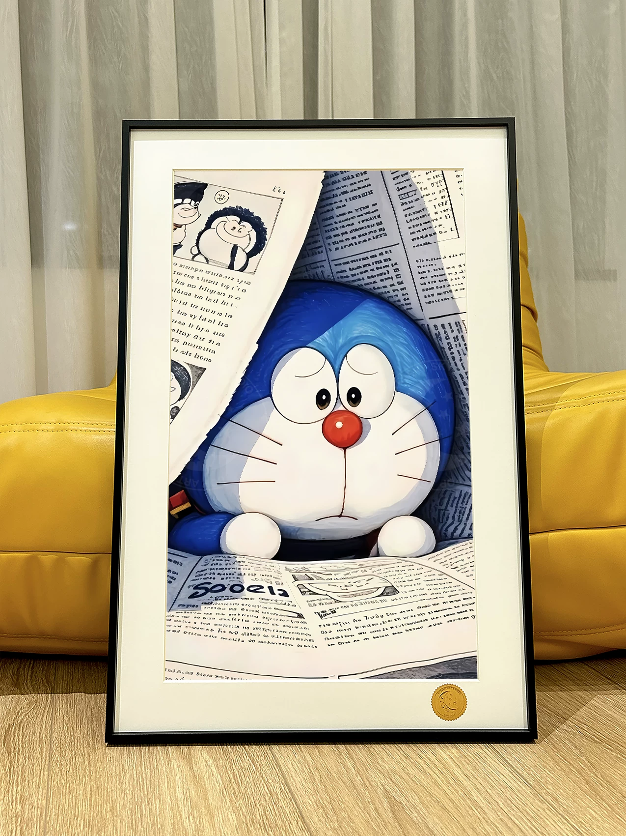 【Pre-sale】Decorative Painting of Newspaper Doraemon-XingKong Studio