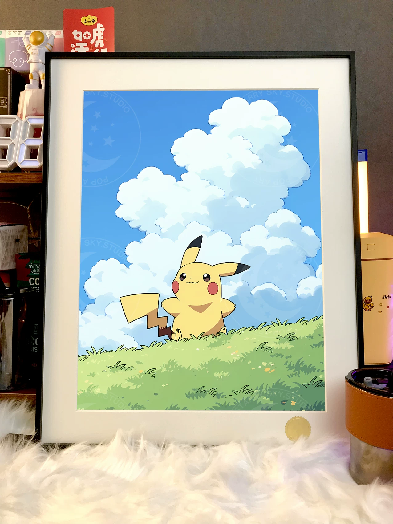 【Pre-sale】Decorative Painting of Grass Pikachu-Pokemon-XingKong Studio