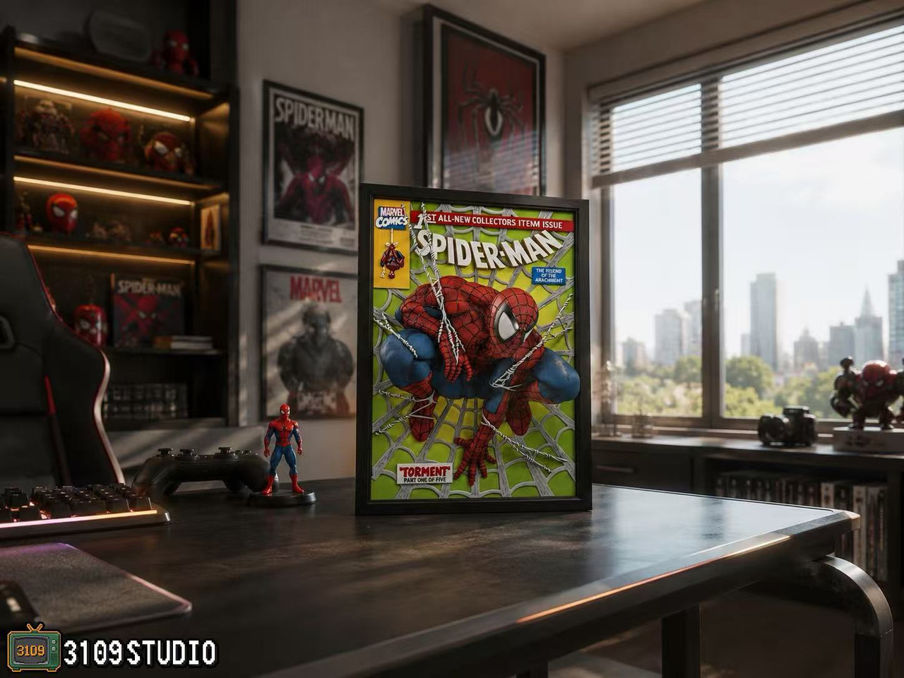 【Pre-sale】1/4 Scale Mural Spider Man-3109 Studio