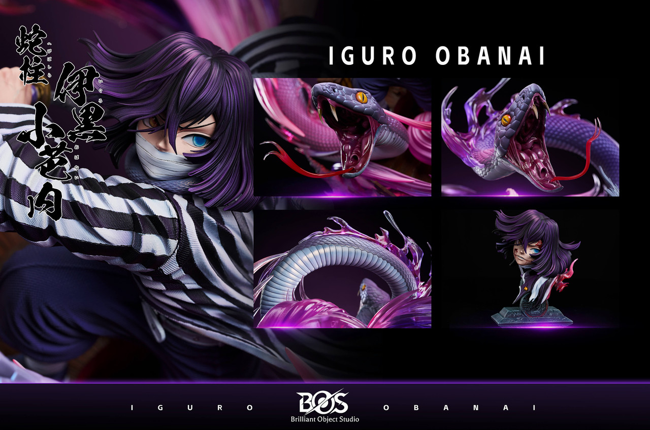 【Pre-sale】1/6 Scale Iguro Obanai with LED-Demon Slayer-Brilliant Object Studio