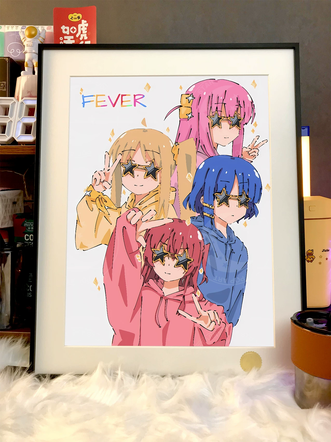 【Pre-sale】Decorative Painting of Fever Four-BOCCHI THE ROCK!-XingKong Studio