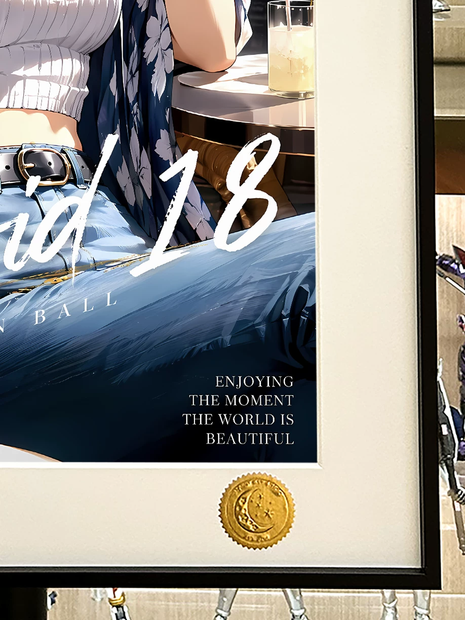 【Pre-sale】Decorative Painting of Android 18-Dragon Ball-XingKong Studio