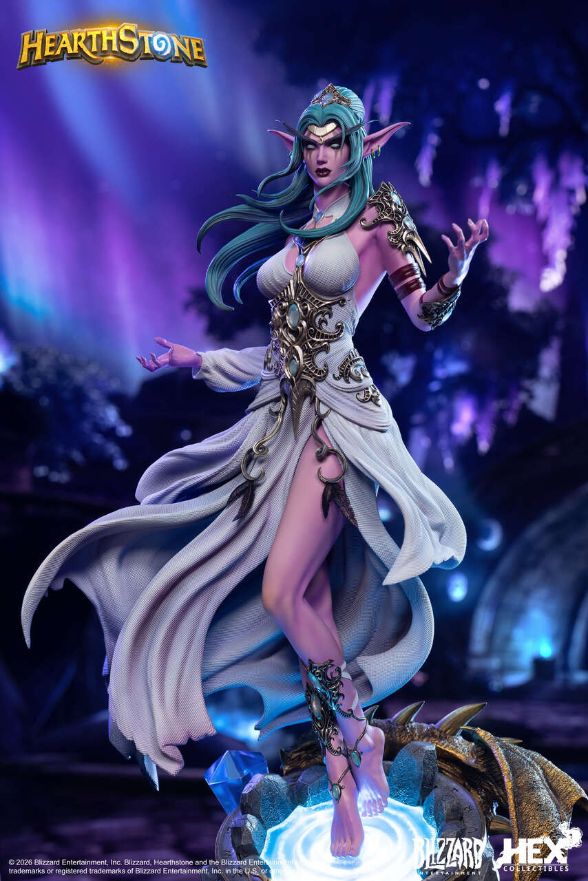 【Pre-sale】1/6 Scale Tyrande Whisperwind with LED Licensed-Hearthstone-HEX Collectibles Studio